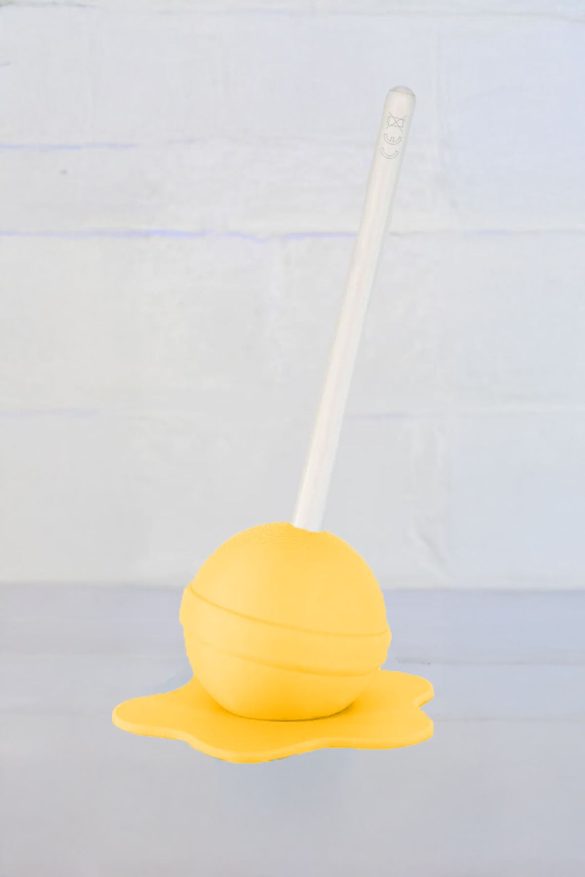 MEK-Yellow Melting Lollipop Apple Pen and Pen Holder 1