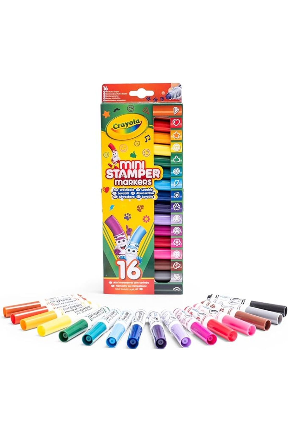 Crayola-Washable Mini Stamper Marker 16 count 1