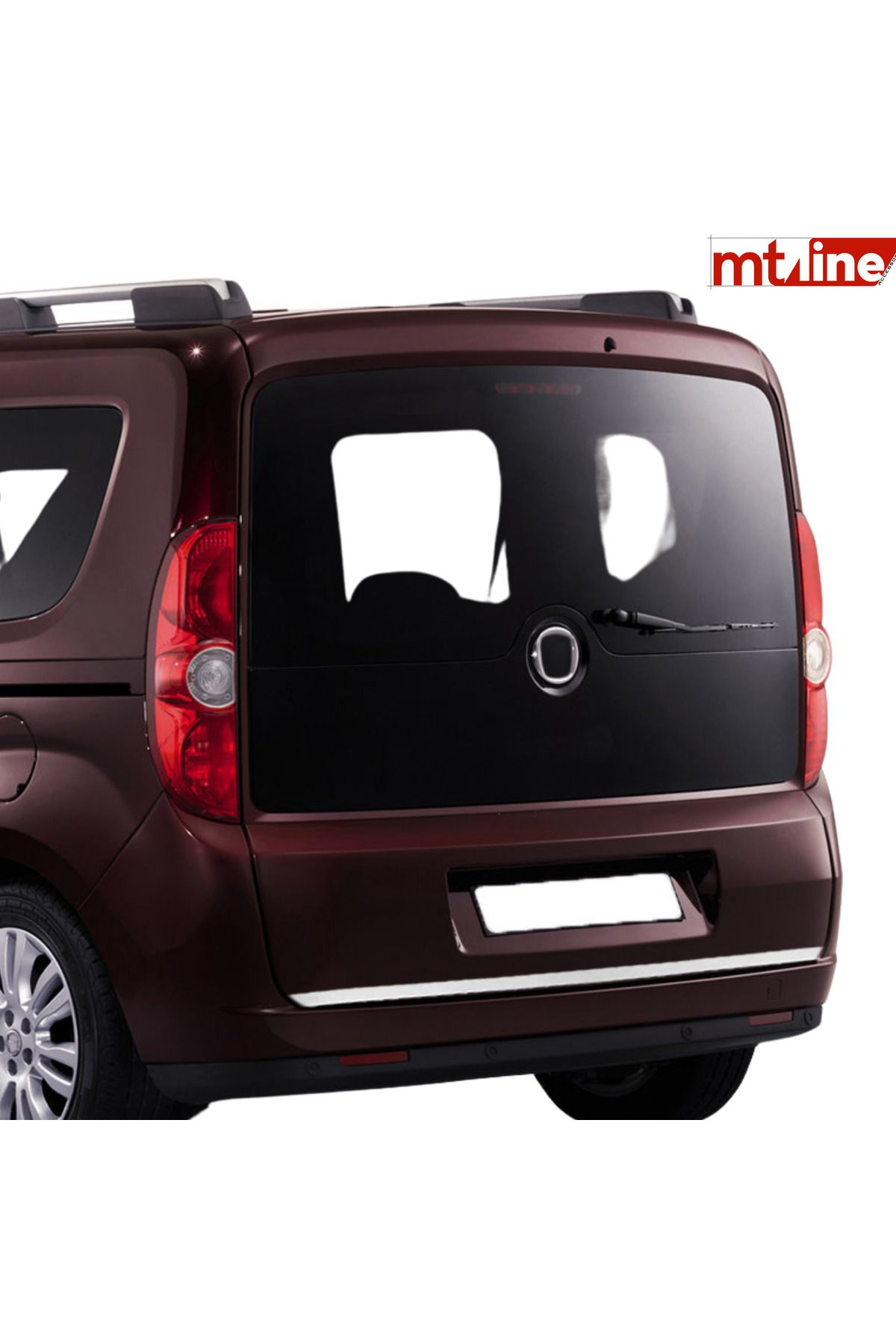 Mt Line Accessories Bagaj Alt Çıtası Fiat Doblo-2 Panel Van/Lav 2010-2014 Uyumlu Krom Paslanmaz Çelik