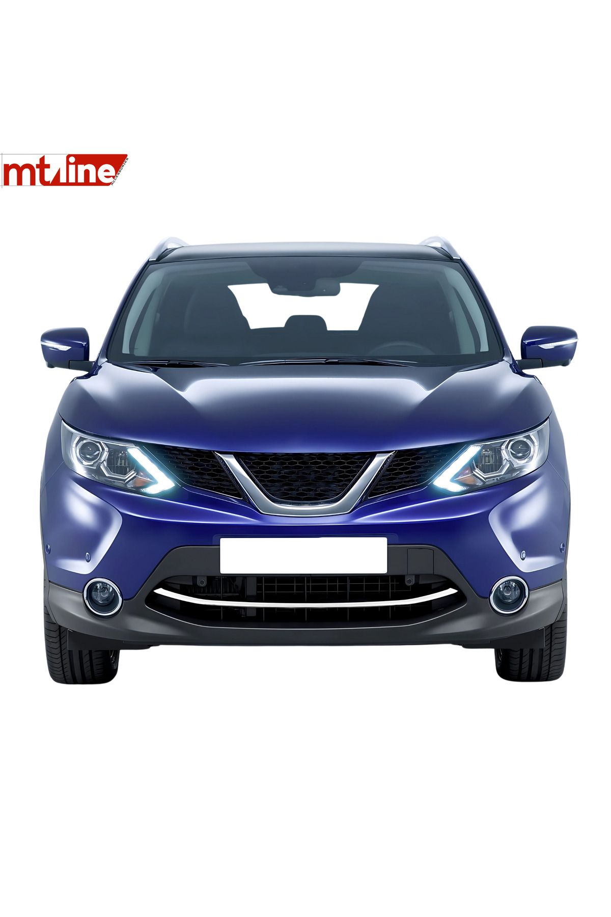 Mt Line Accessories Ön Tampon Çıtası Nissan Qashqai Suv 2014-2017 Uyumlu Krom Paslanmaz Çelik