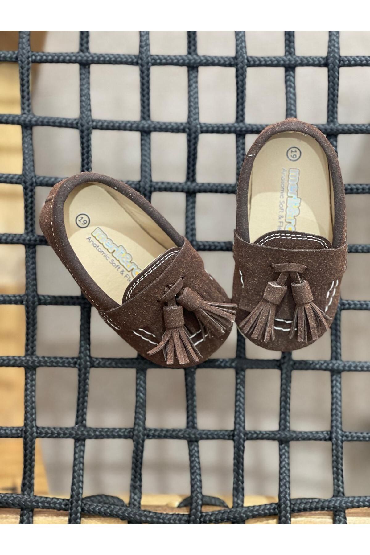 Merli&Rose Loafer Bebek Patik | Kahve