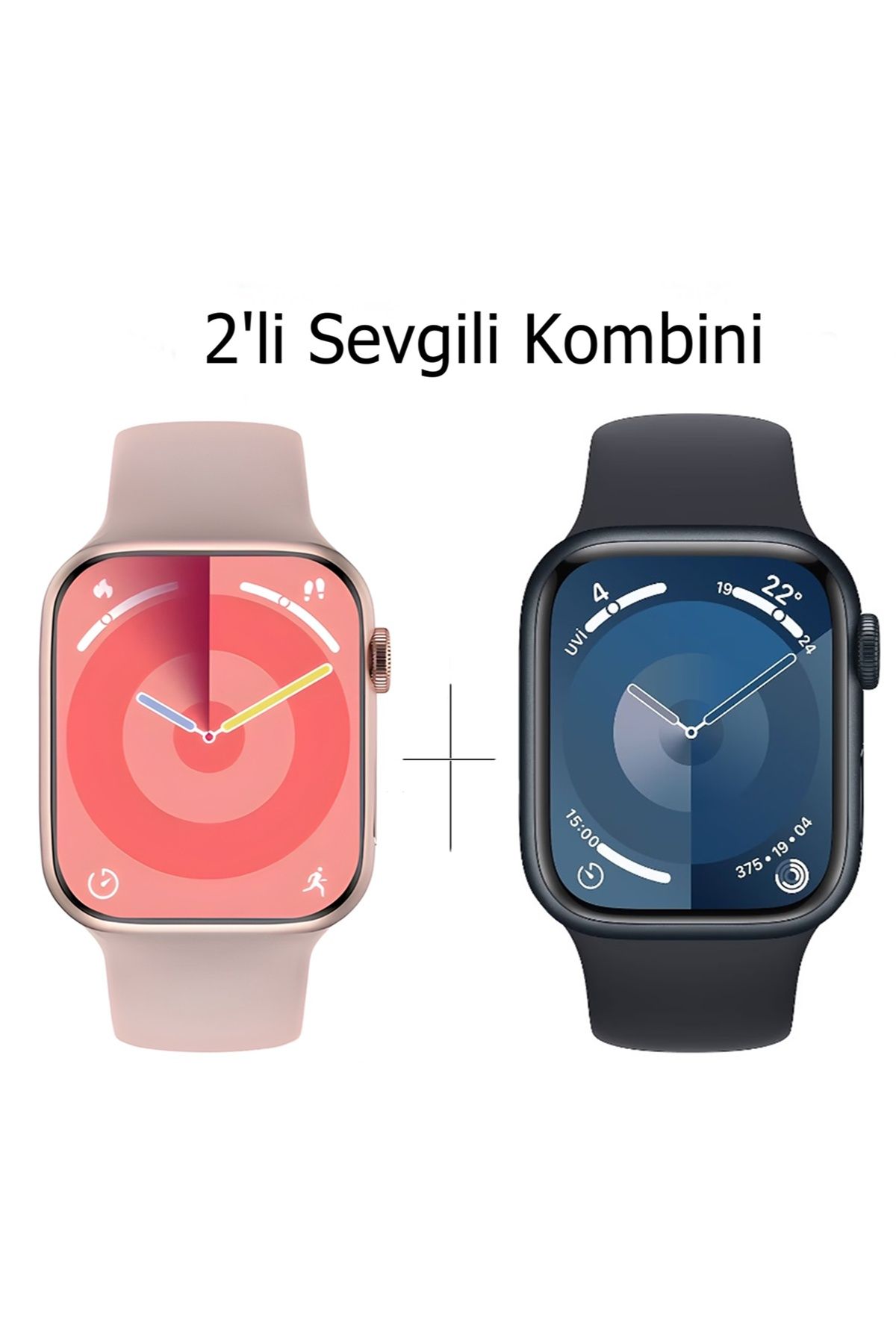 TECHNOTOWN Watch9 Pro Arama Konuşma,Sms Bildirimleri,Spor Modları Özellikli İkili Kombin Akıllı Saat