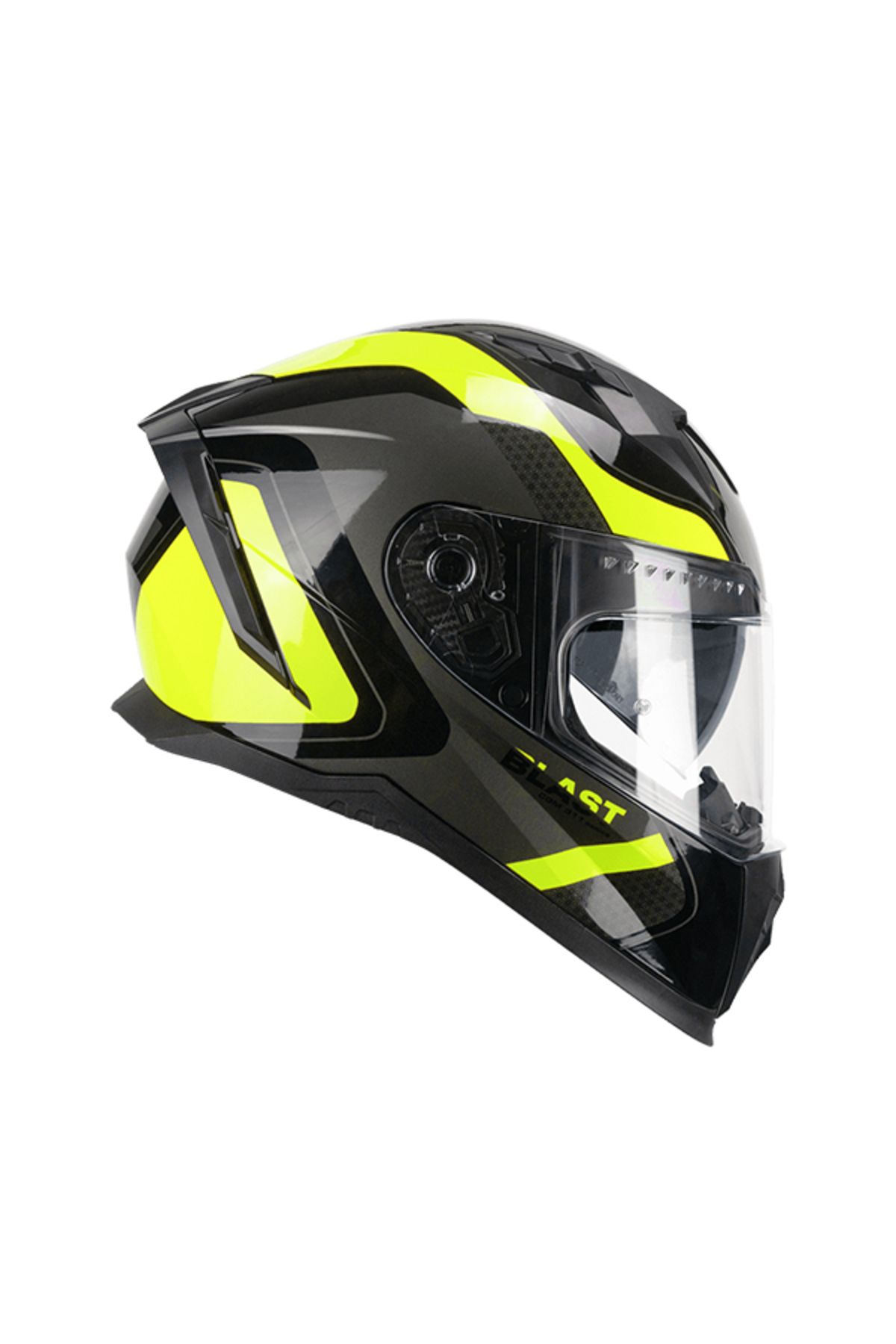 CGM 311r Kapalı Kask Blast Race Sarı Siyah