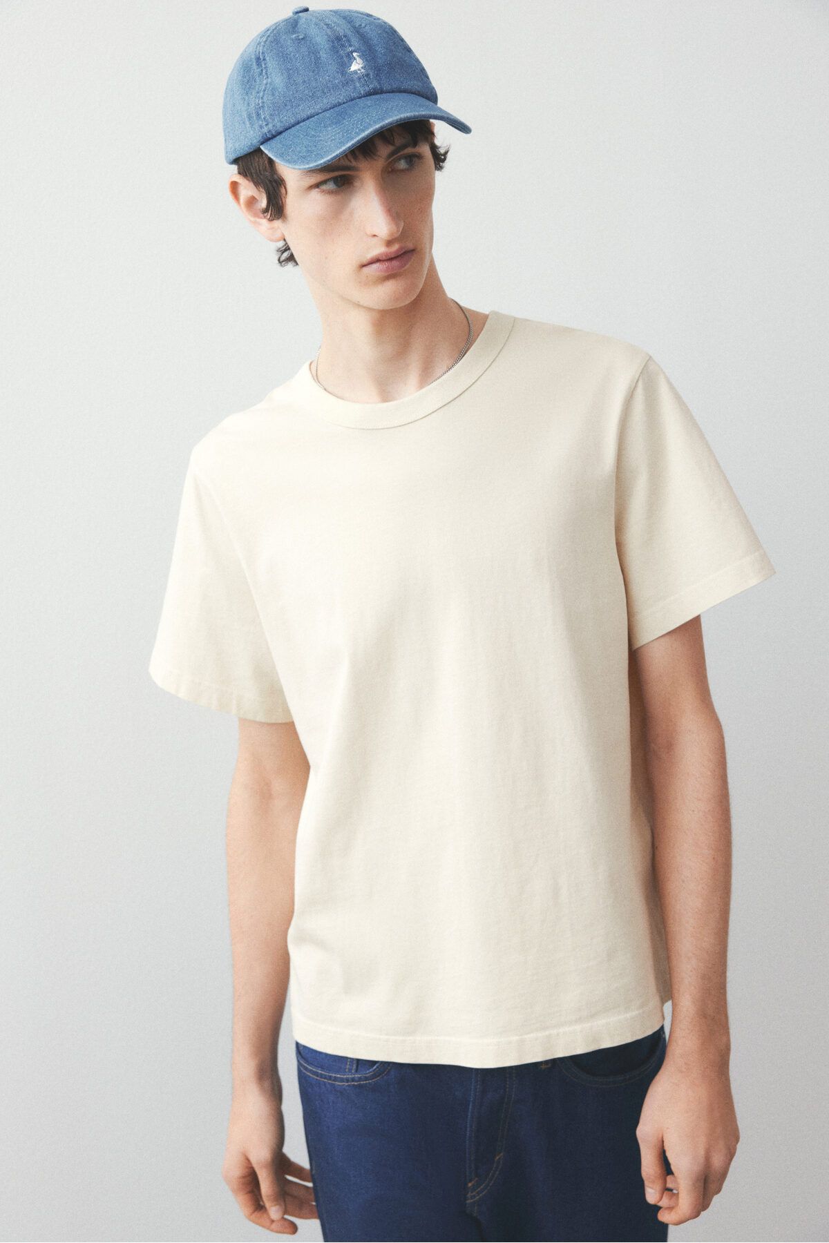 تی شرت نود مردانه تناسب منظم T اورجینال H M H&M