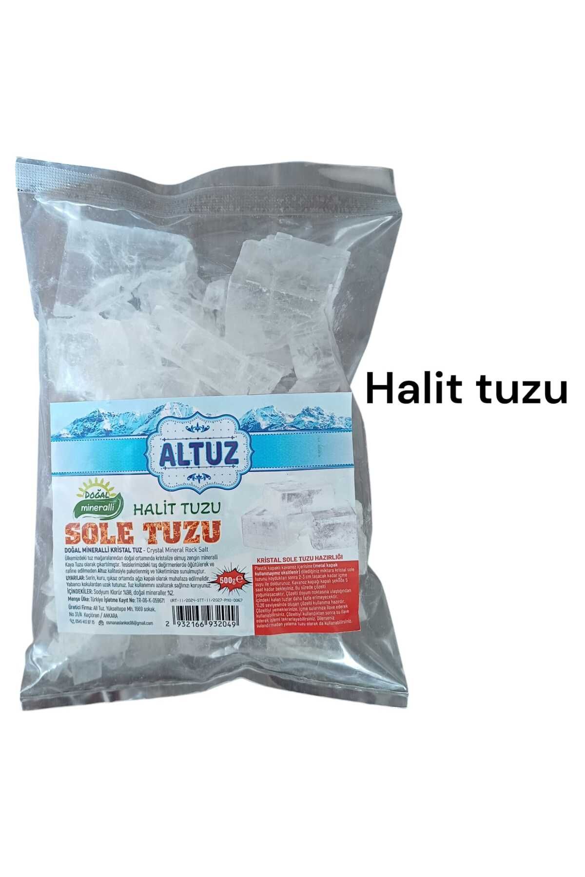 TUZ Al Halit U Kristal Sole 500 Gr.(ALKALİ U)