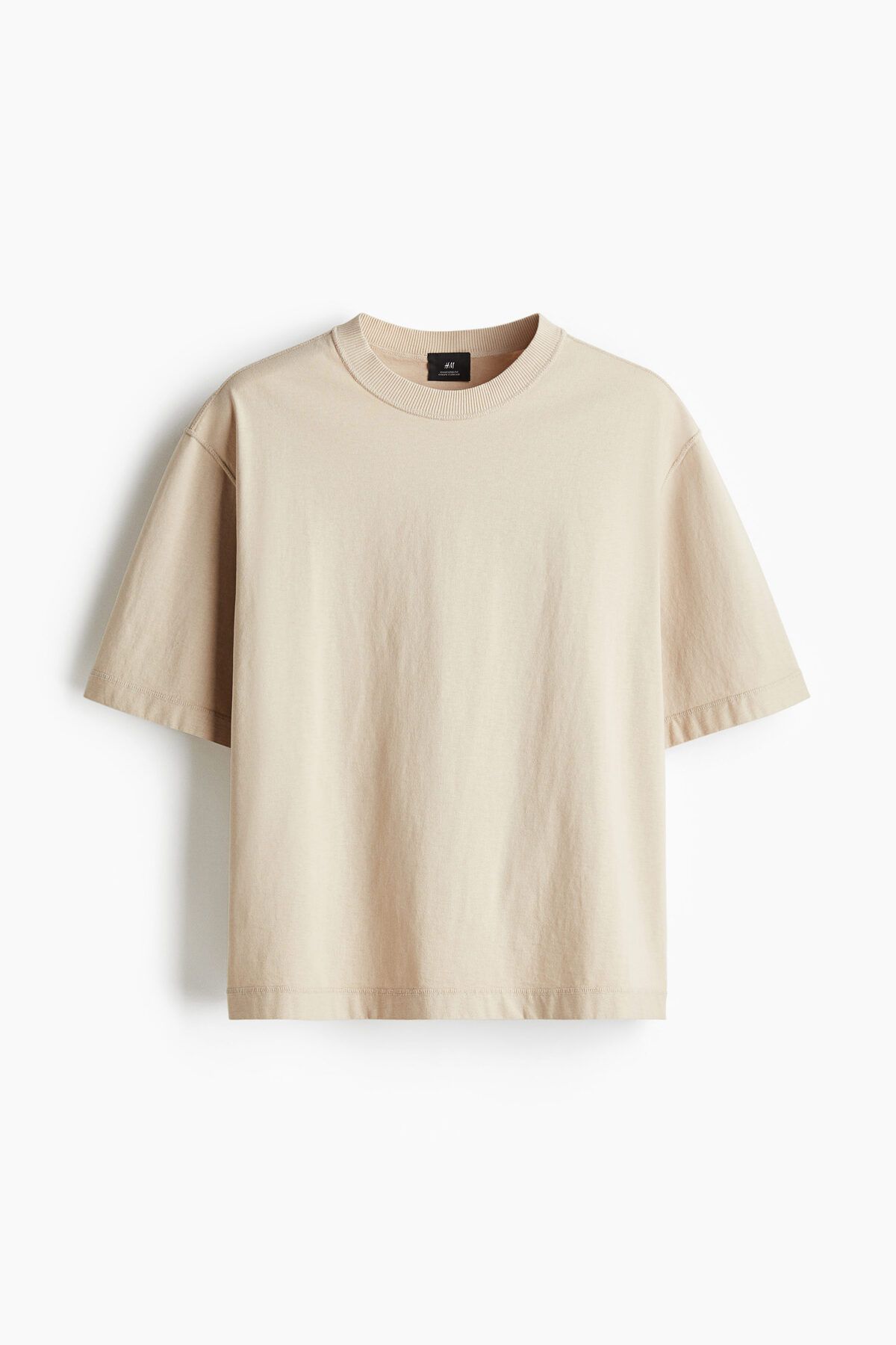 تی شرت نود مردانه تناسب جعبه شست اورجینال H M H&M