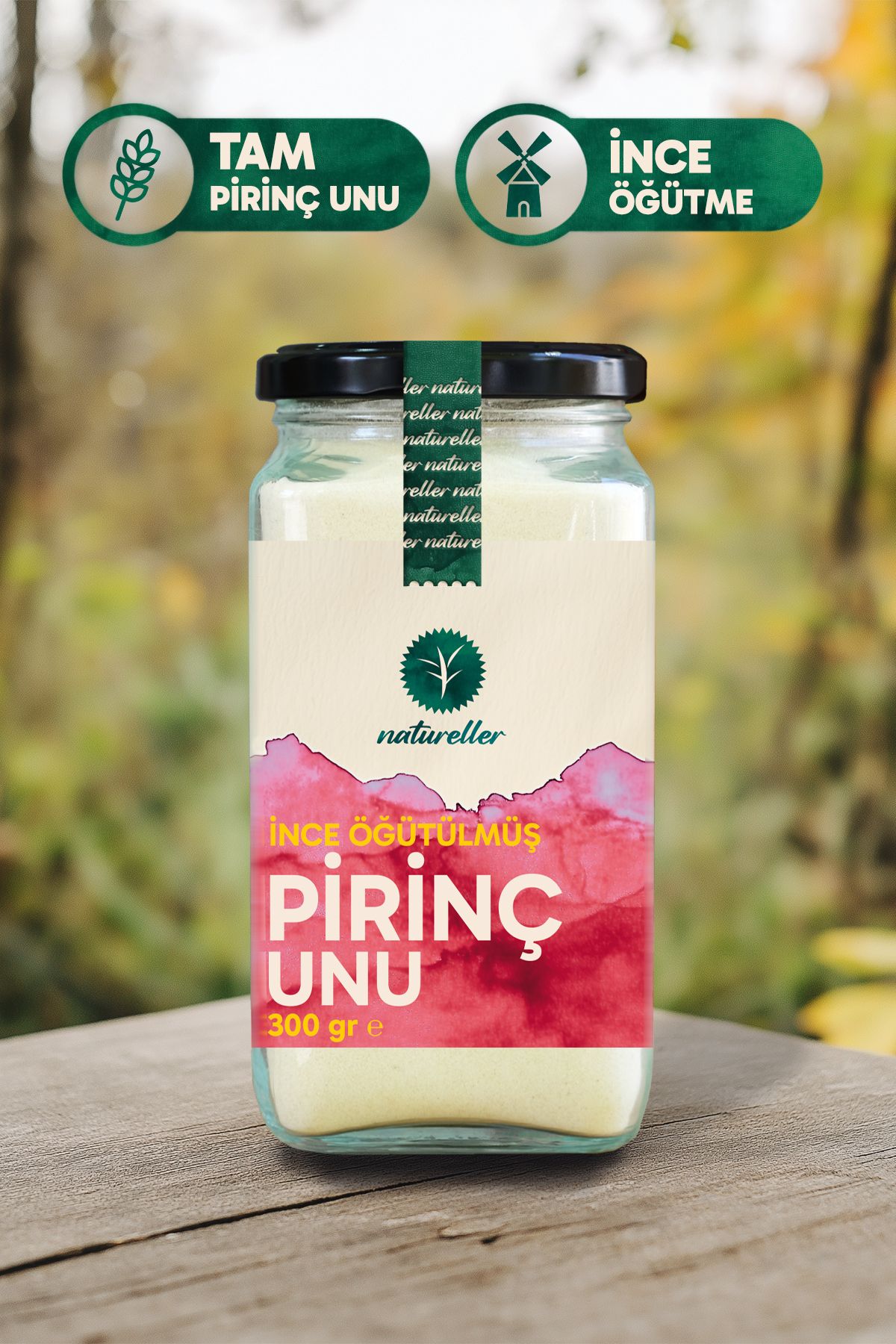 Natureller Pirinç Unu 300 gr