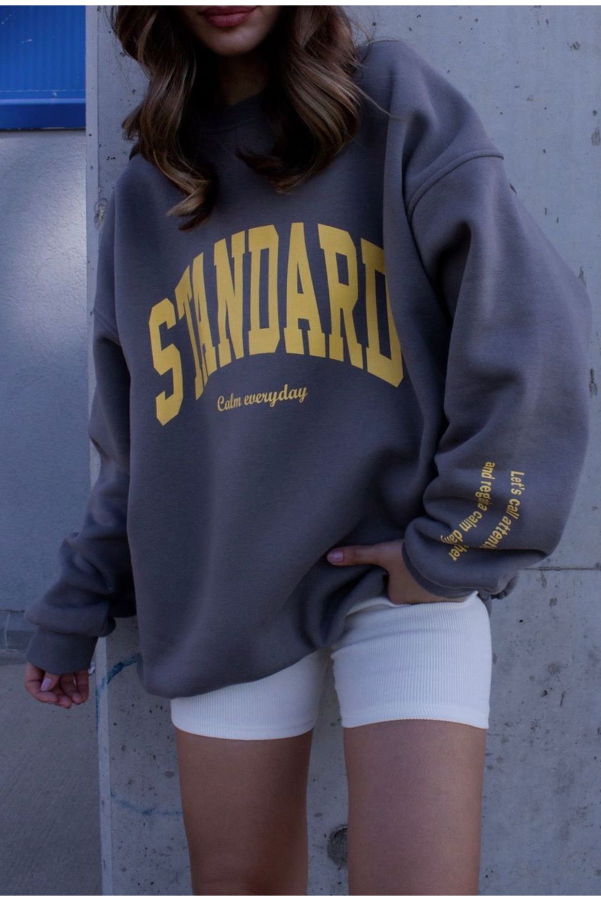 GIANTSTORE Antrasit Standart Sweatshirt