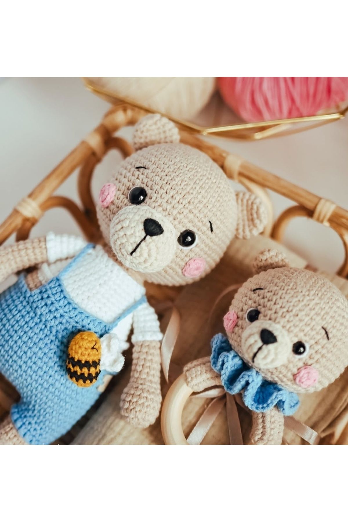 msl masal hobi evi Amigurumi Bal Yanak Ayi