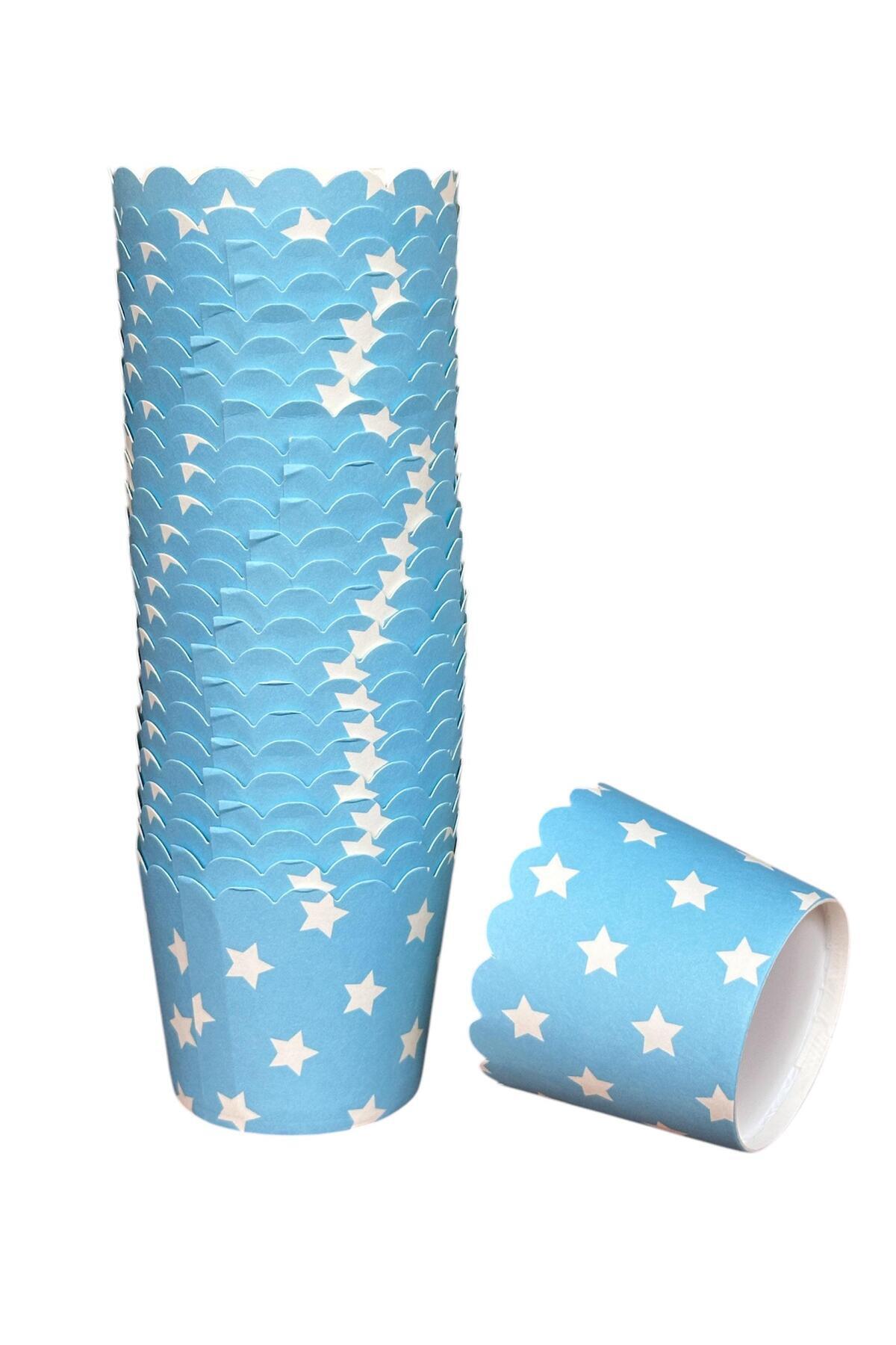 Cadde Süs-Blue Star Themed Muffin Cupcake Mold 2