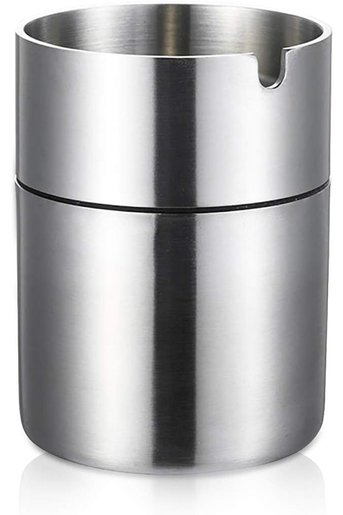 GörSeç-Metal Odorless Ashtray - Cigarette Ashtray with Lid, Tray Stylish Ashtray for Car, Home, Office Garden 2