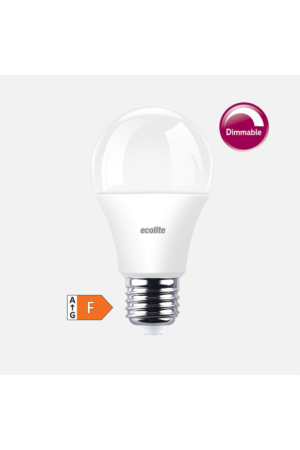Ecolite Led Dimmerable A60 9W E27 6500K Led Ampul