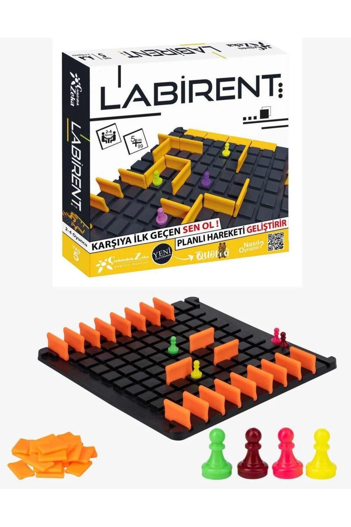 Çekirdek Zeka-Kolat Core Intelligence Maze Box Game Strategy Game Mind Intelligence Strategy Game 2-Person Family Game 4