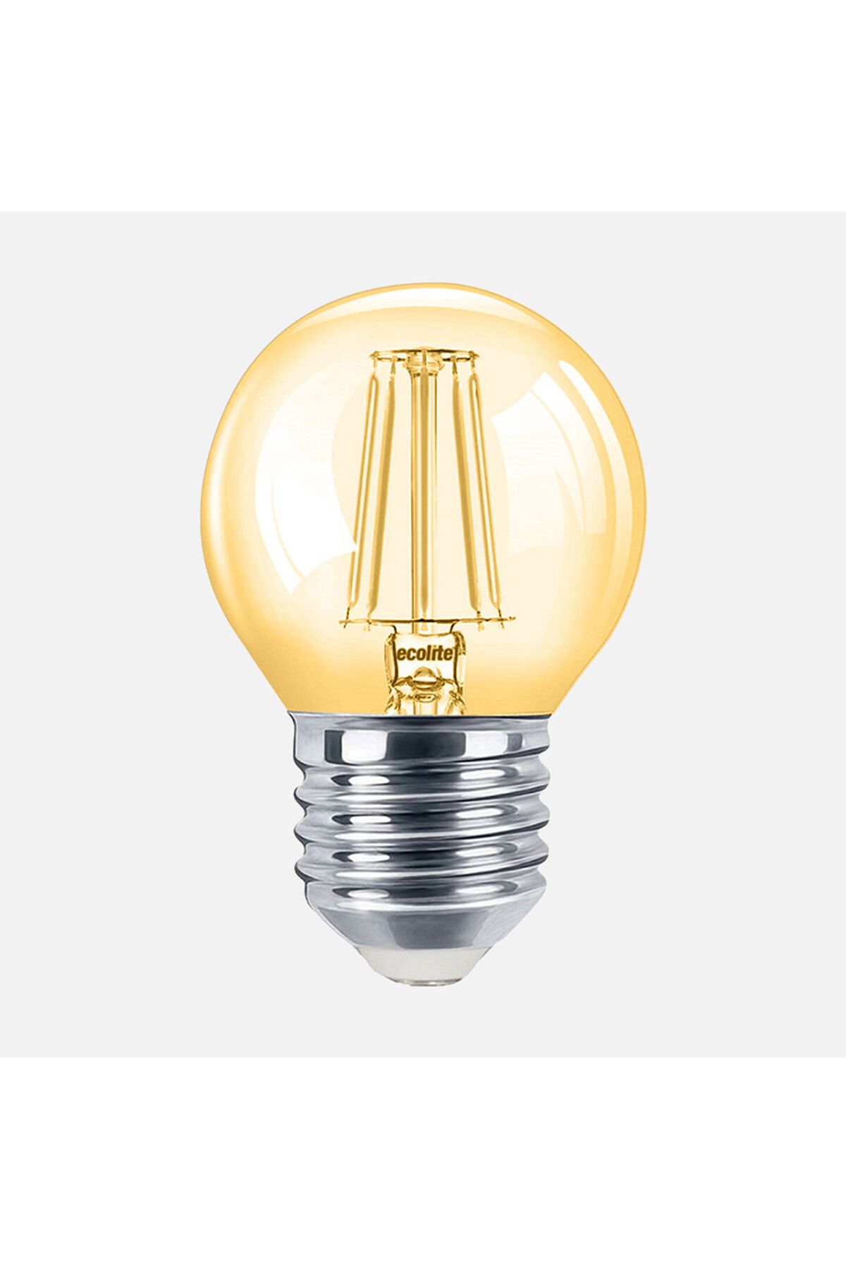 Ecolite Led Filament Gold 4 W Sarı 2200K E27 LED Ampul