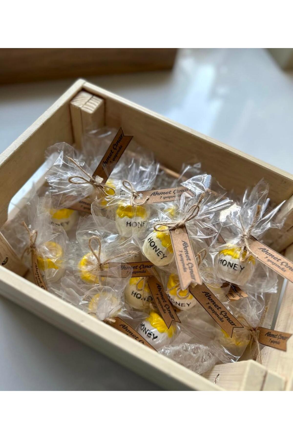 Style 20 Adet Doğum Doğumgünü Etkinlik Bal Kavanozu Mum Winnie The Pooh fotoğrafı 4 (önizleme)