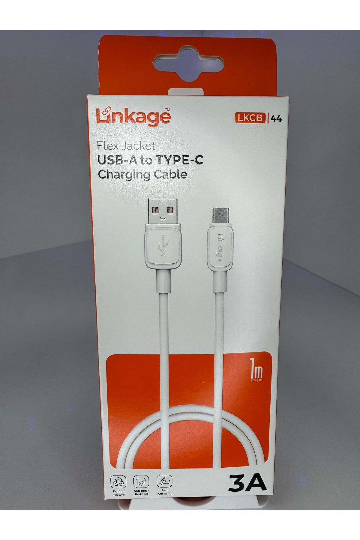 Linkage Type-C Uyumlu 15 Watt , 3 Amper Hızlı Şarj Kablosu