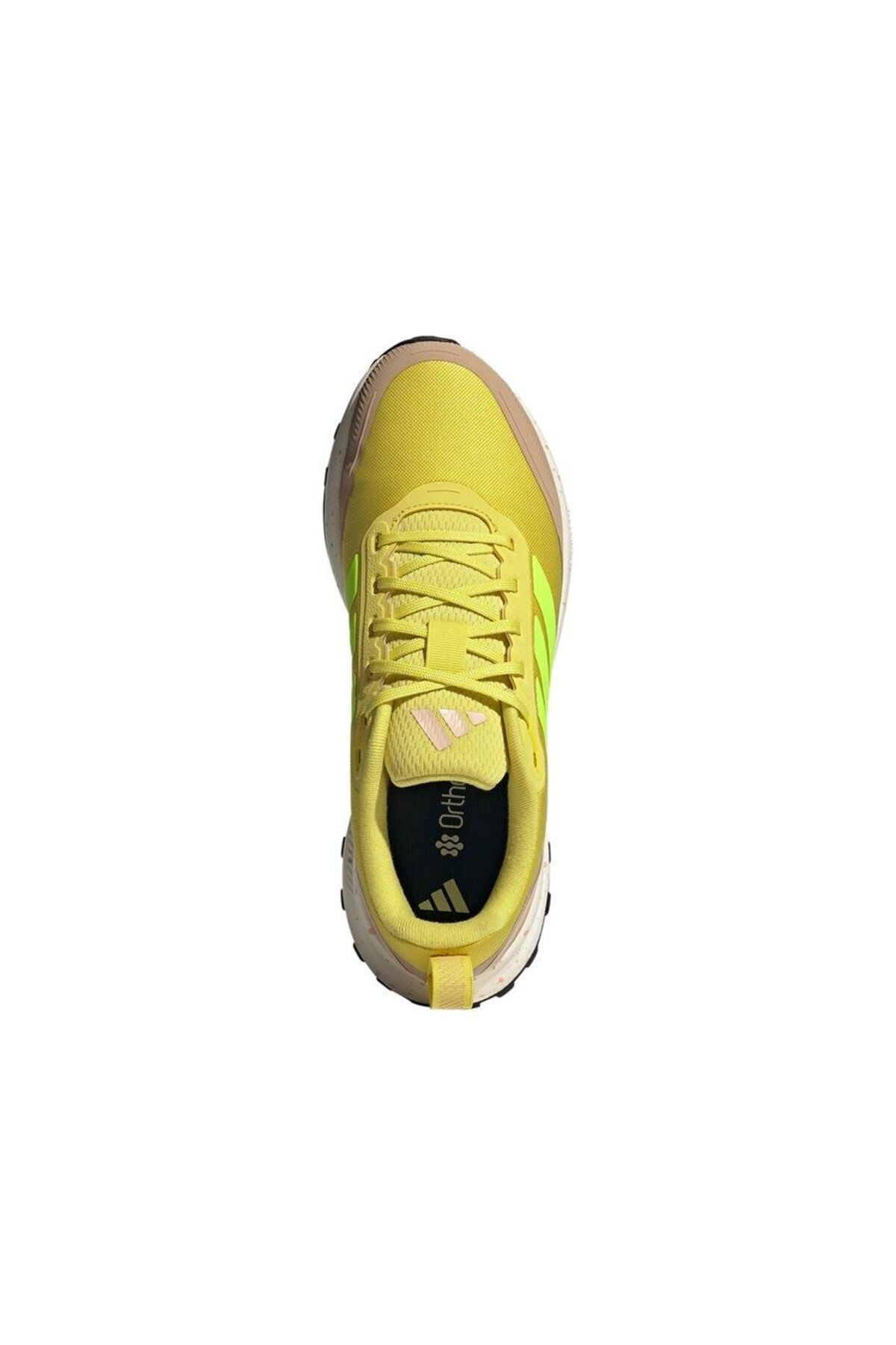 کفش دو و تمرین زنانه زرد در حال رانینگ RUNFALCON 5 TR W JH8788 adidas
