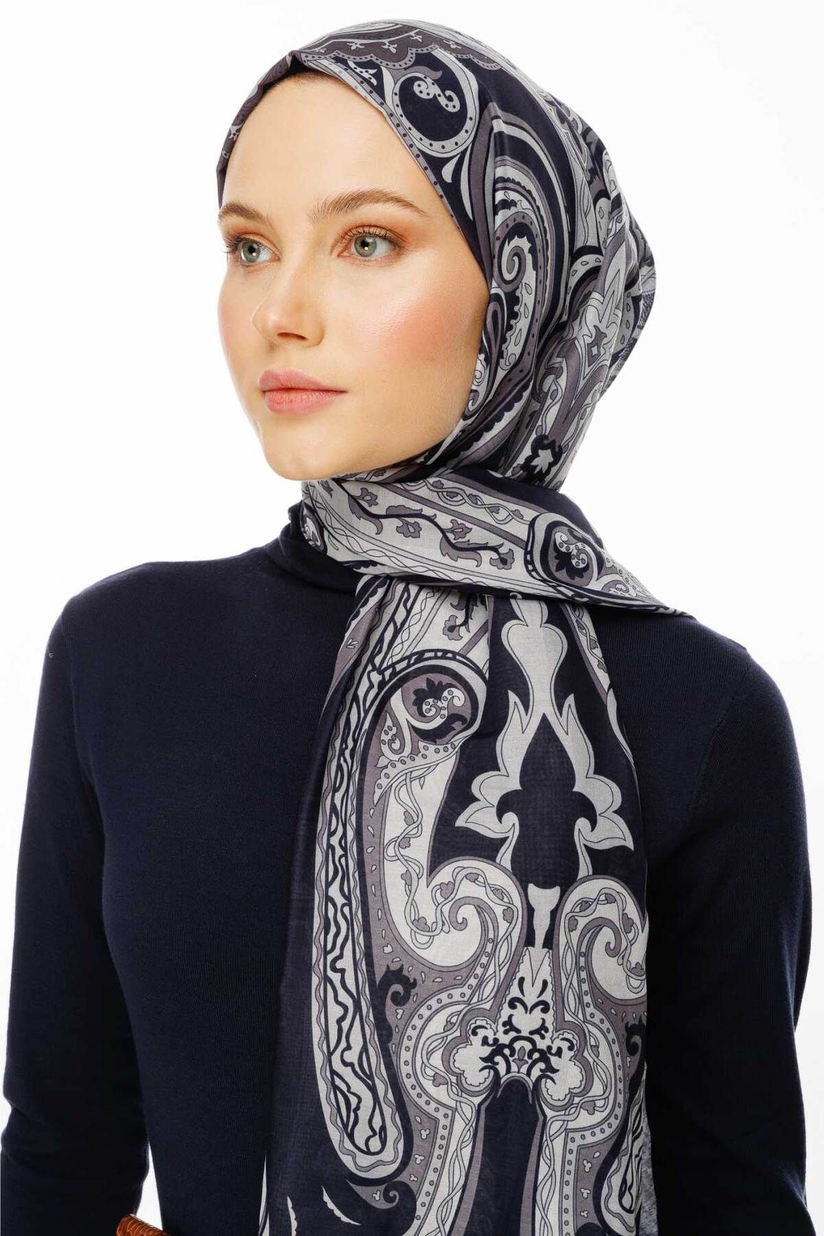 VALORSCARF VOLARSCARF VİNTAGE BREEZE COLLECTION RETRO DESEN ŞAL