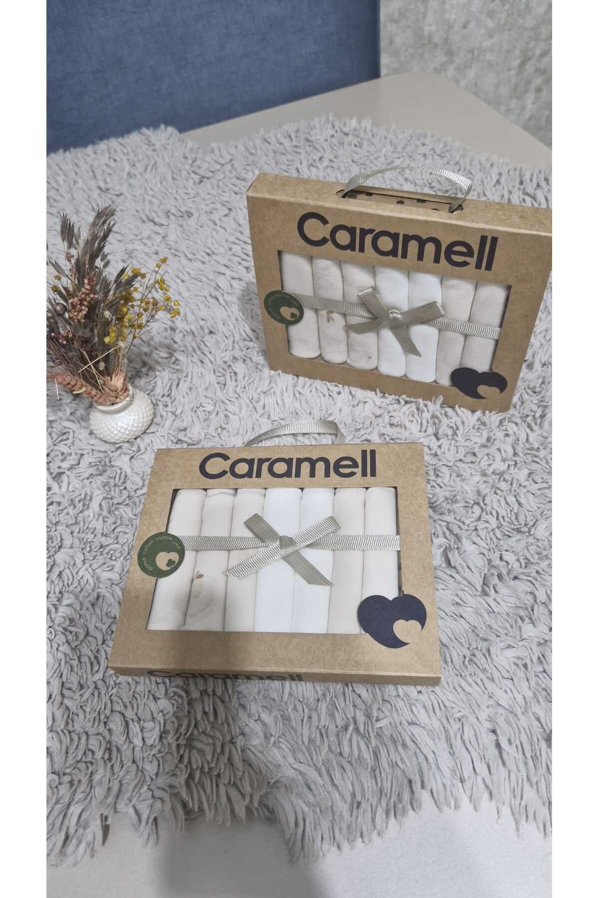 Caramell 7'li Ağız Silme Mendili ( 2'li Paket)