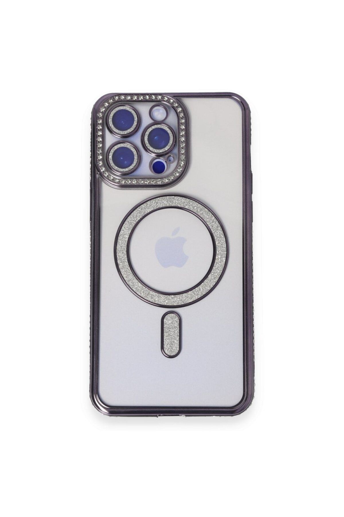 feifei İphone 15 Pro Kılıf Joke Simli Magneticsafe Kılıf Renk: Siyah - Lisinya