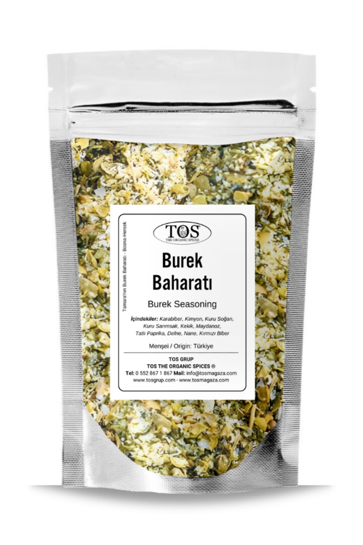 TOS The Organic Spices Tamara'nın Burek Baharatı 100 gr Tamara's Burek Seasoning