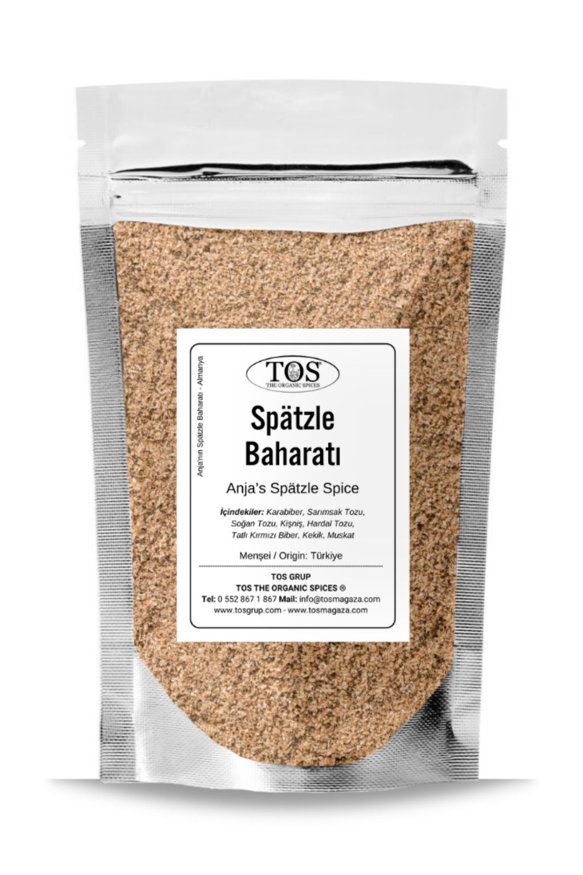 TOS The Organic Spices Anja'nın Spätzle Baharatı 100 gr Anja’s Spätzle Seasoning