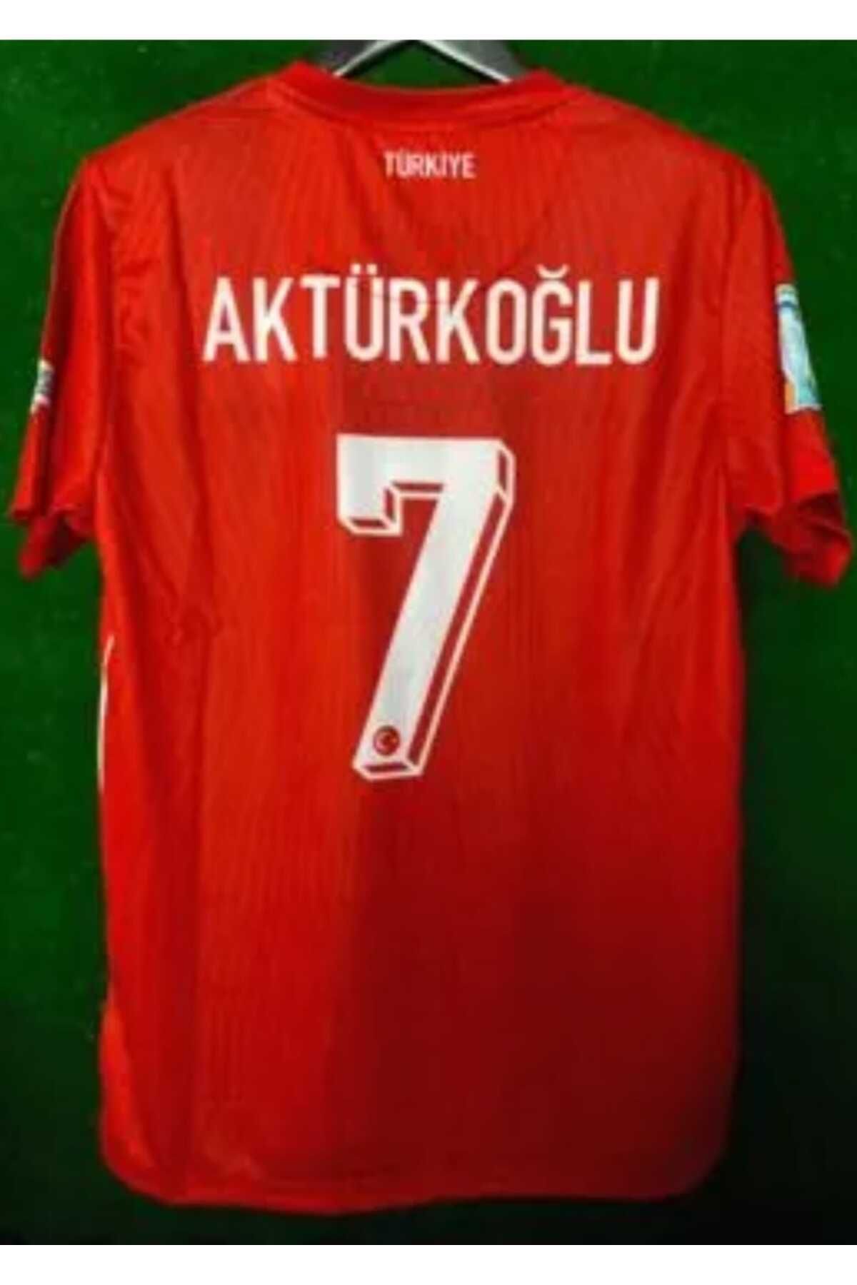 Marka Extra Türkiye Euro 2024 KEREM AKTÜRKOLU 7  Kırmızı YETİŞKİN Forması  KIRMIZI