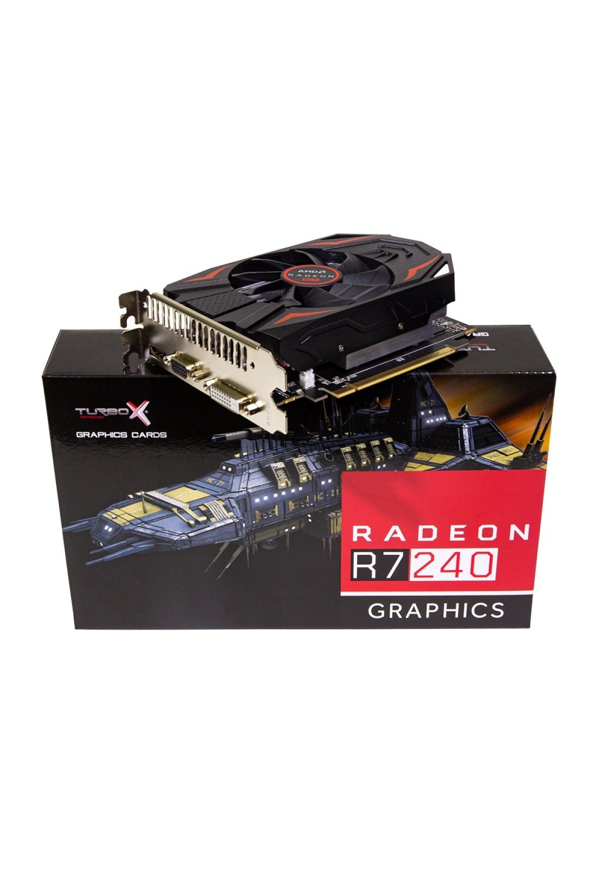 TURBOX-Knight Zen Max R7 240 AMD GDDR5 128bit Single Fan 4GB Graphics Card 4