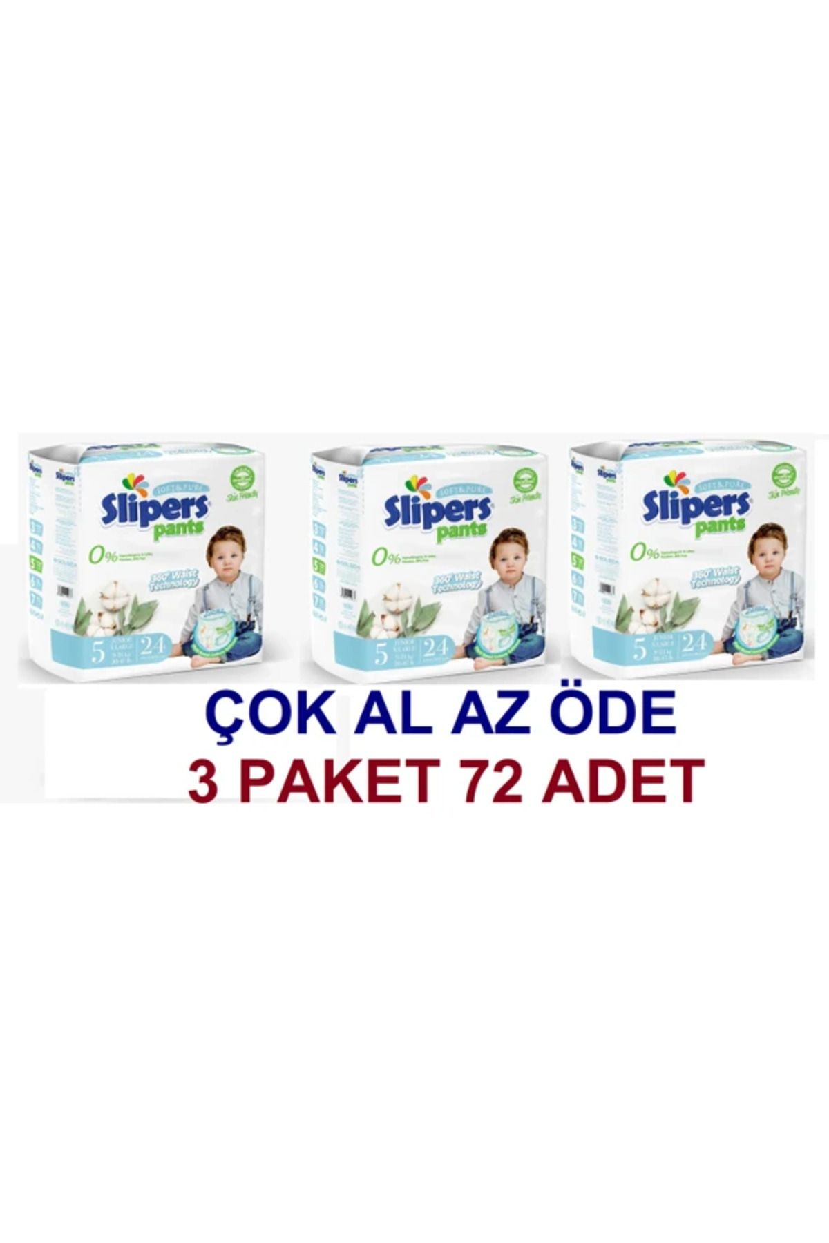 PREDO SLİPERS KÜLOT 5 JUNİOR BOY 24 LÜ(3*24=72