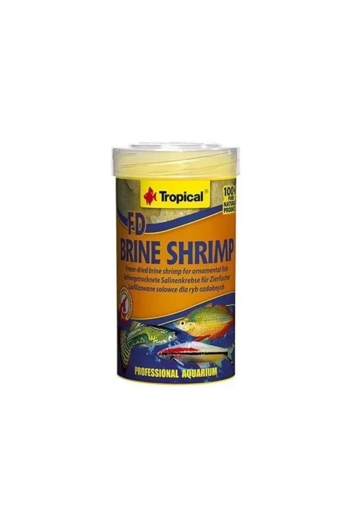 TREND Tropical FD Brine Shrimp Kurutulmuş Küp Karides Süs Balık Yemi 100 Ml 10 Gr