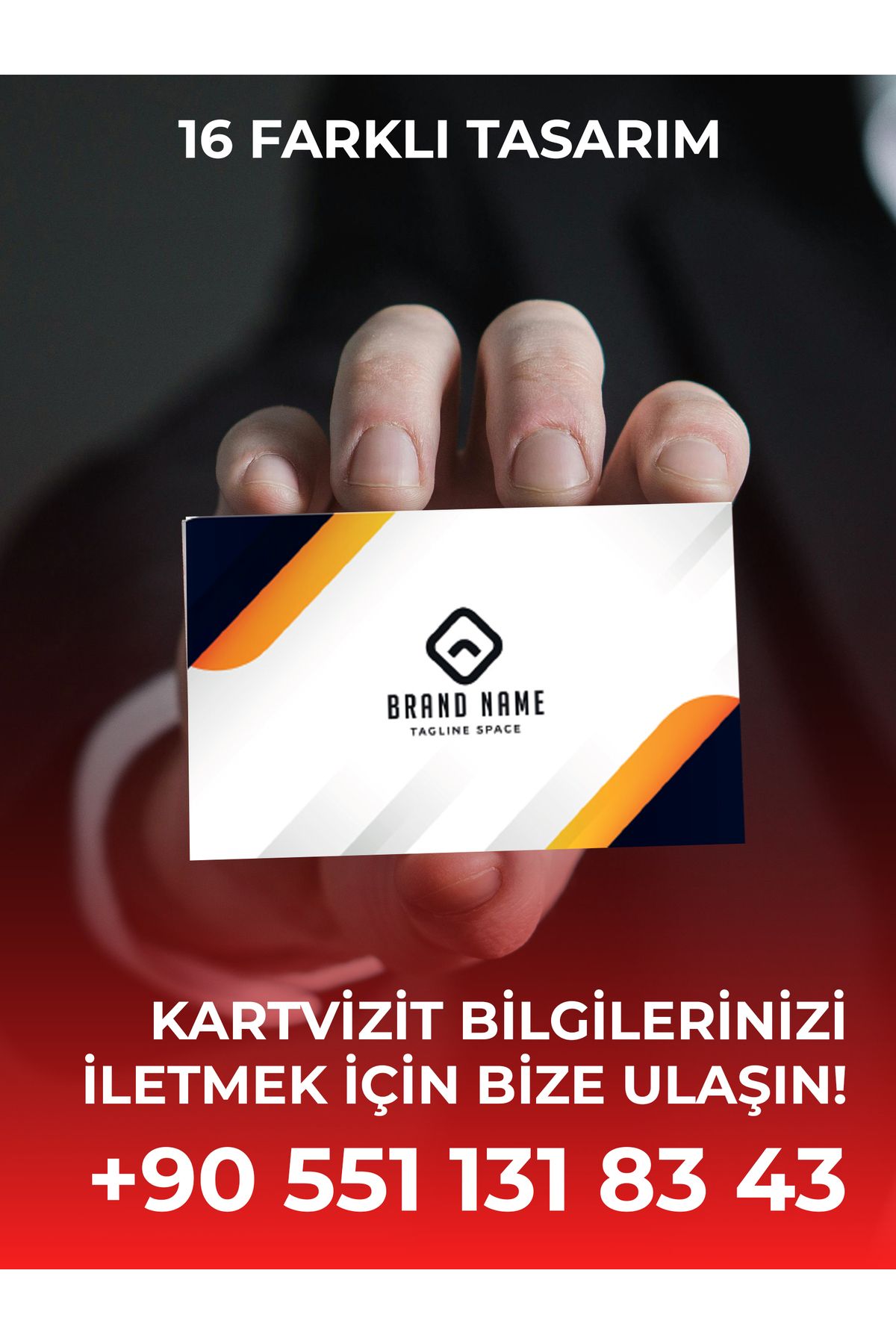 Baytekin Kartvizit - Hızlı Baskı - 100 adet - 300gr