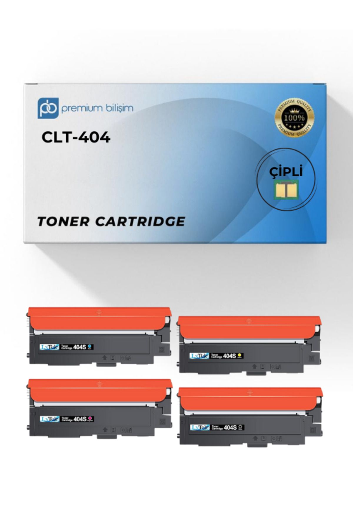 Samsung P404C CLT-P404C Muadil Set - Xpress SL C430 C430W C480 C480W C480FN C480FW