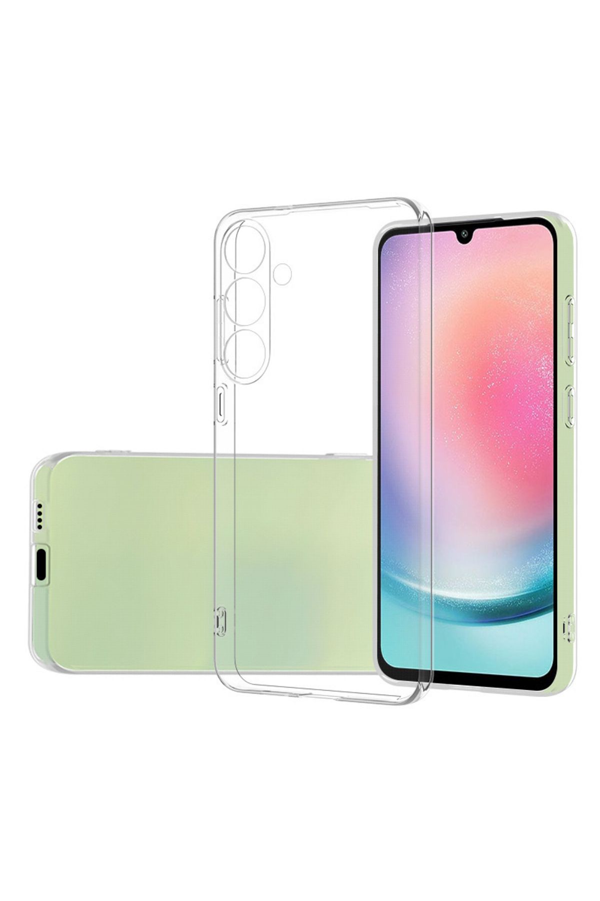 Nezih Case Samsung Galaxy A36 Uyumlu Yumuşak Esnek 3d Süper Şeffaf Silikon Kılıf