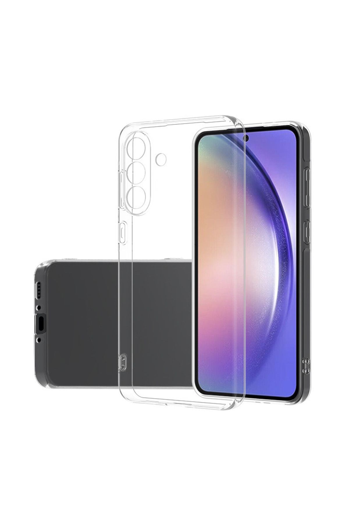 Nezih Case Samsung Galaxy A56 Uyumlu Yumuşak Esnek 3d Süper Şeffaf Silikon Kılıf