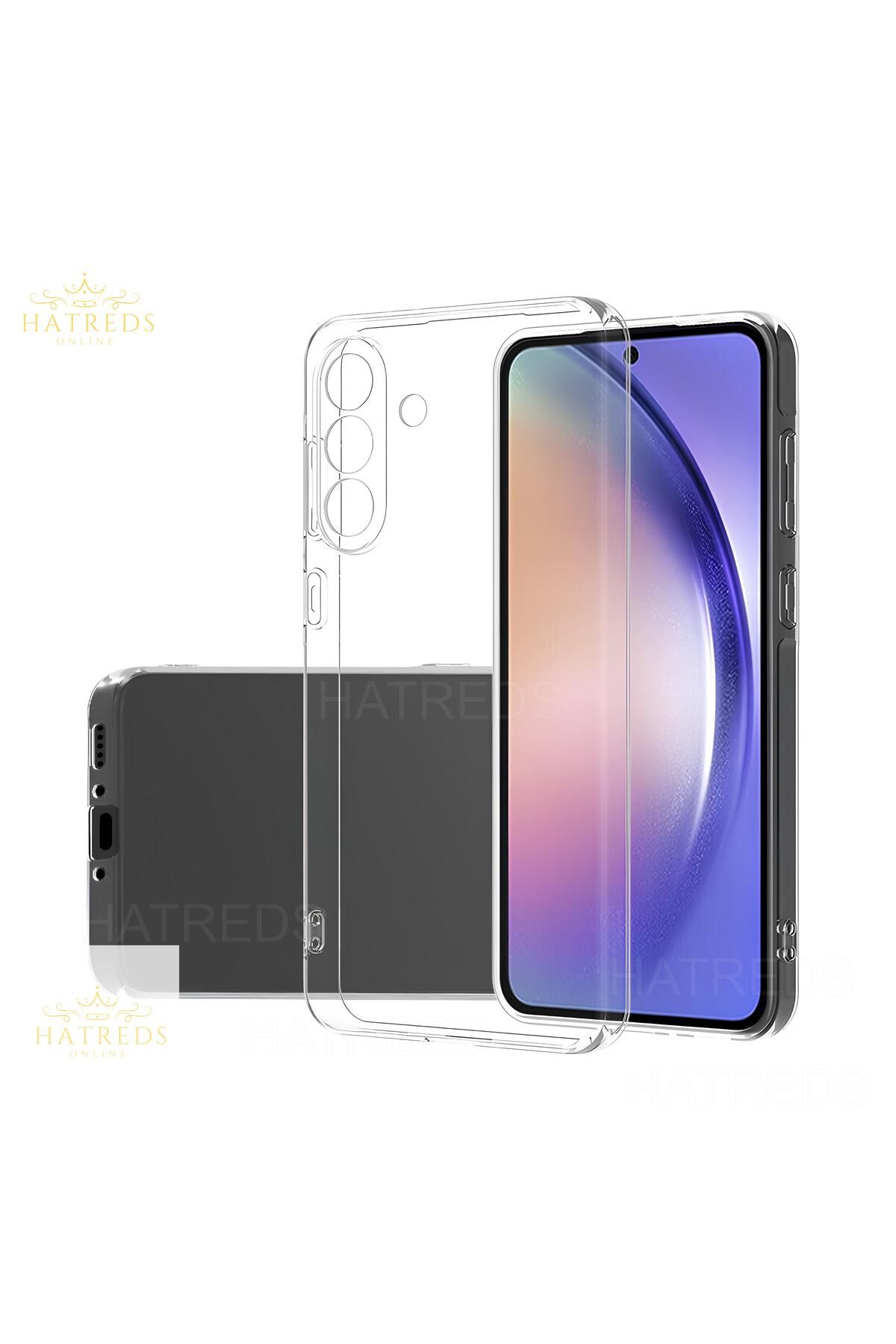 Hatreds Galaxy A56 Kılıf Şeffaf ve Esnek Silikon Kapakk