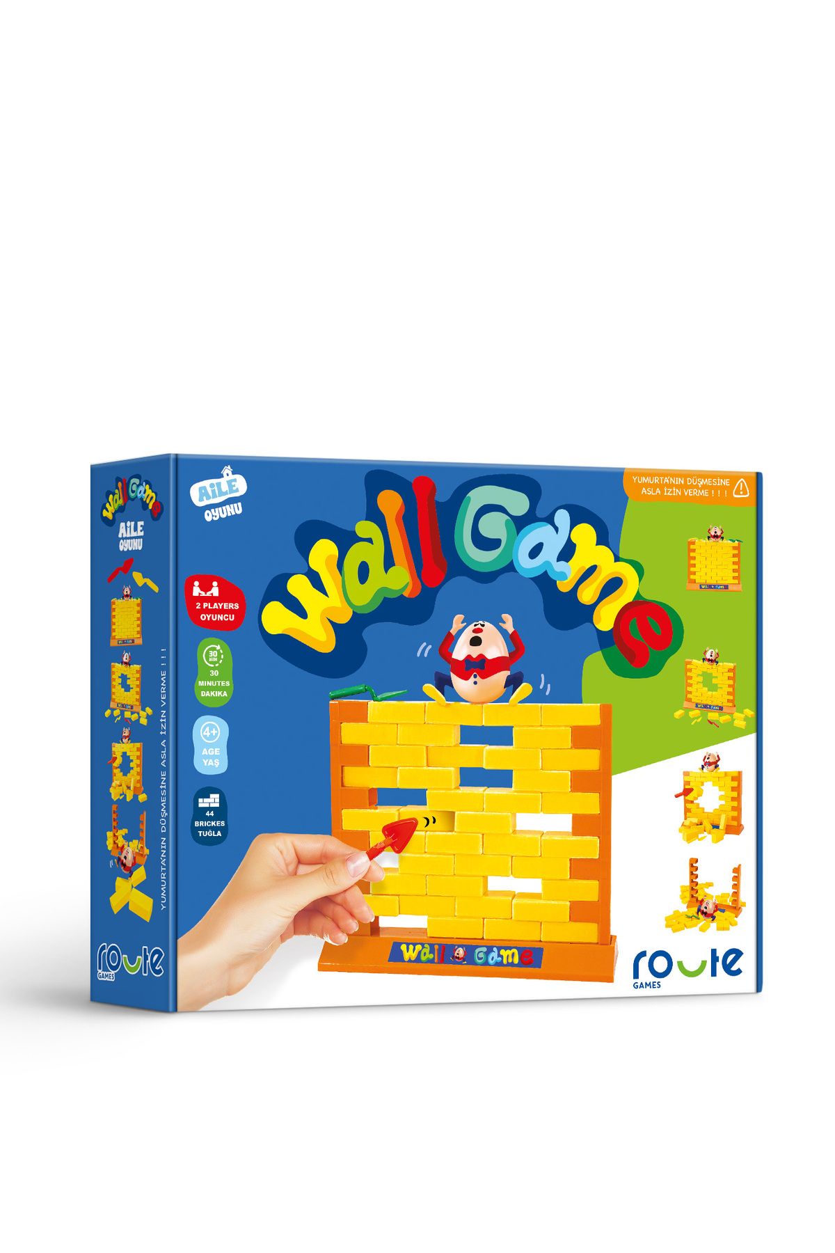 Shop58 Wall Game Çocuk Gelişim Zeka Oyunu Tuğla Örme Oyunu