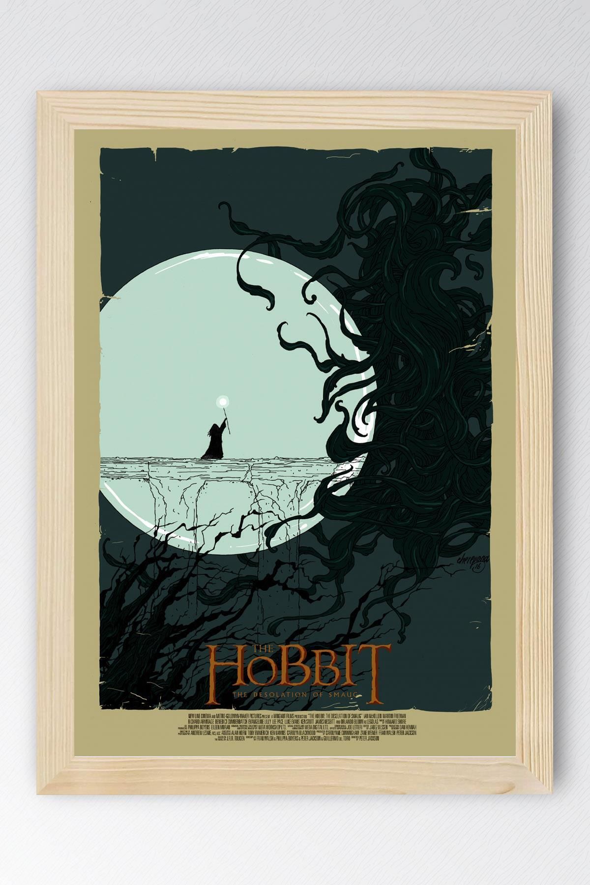 Saturn The Hobbit Çerçeveli Tablo - Film Posteri Tablo