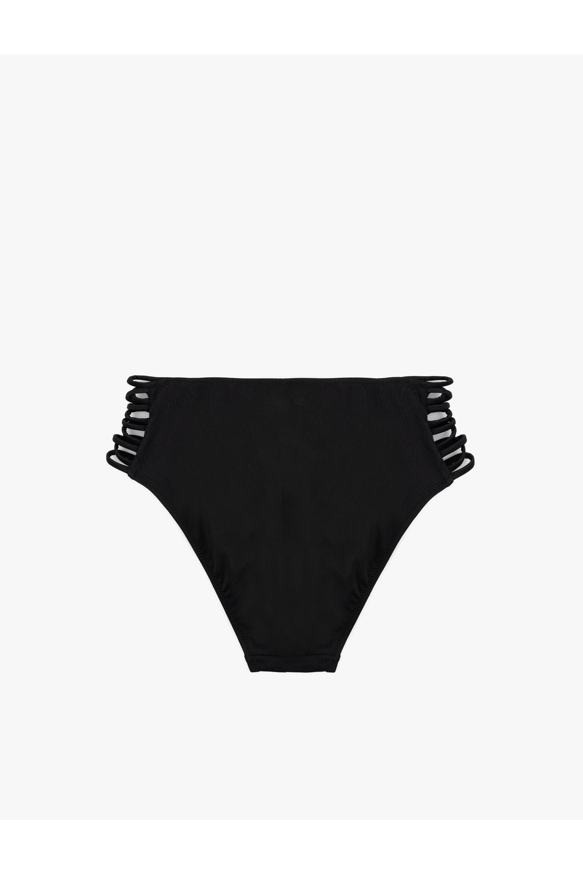Koton-High Waist Bikini Bottom with Drawstrings on the Sides 2
