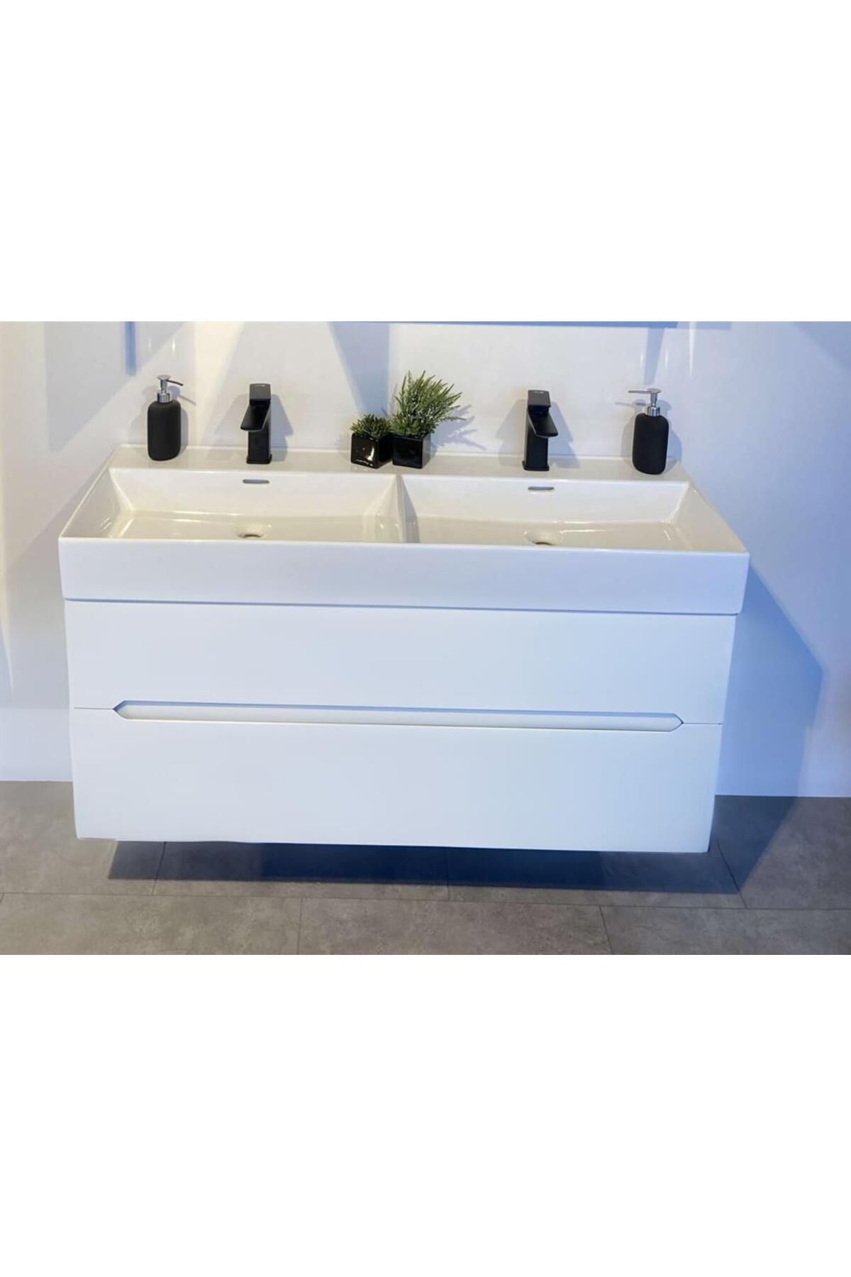 ORKA MALTA  120 ALT MODÜL + LAVABO  MAT BEYAZ 5001483