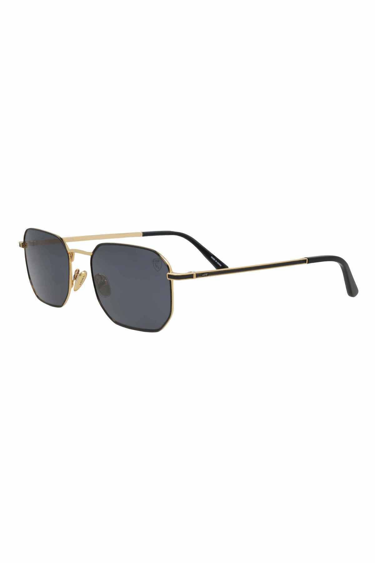 TROY-2314 T C:4 Gold color sunglasses Unisex 1