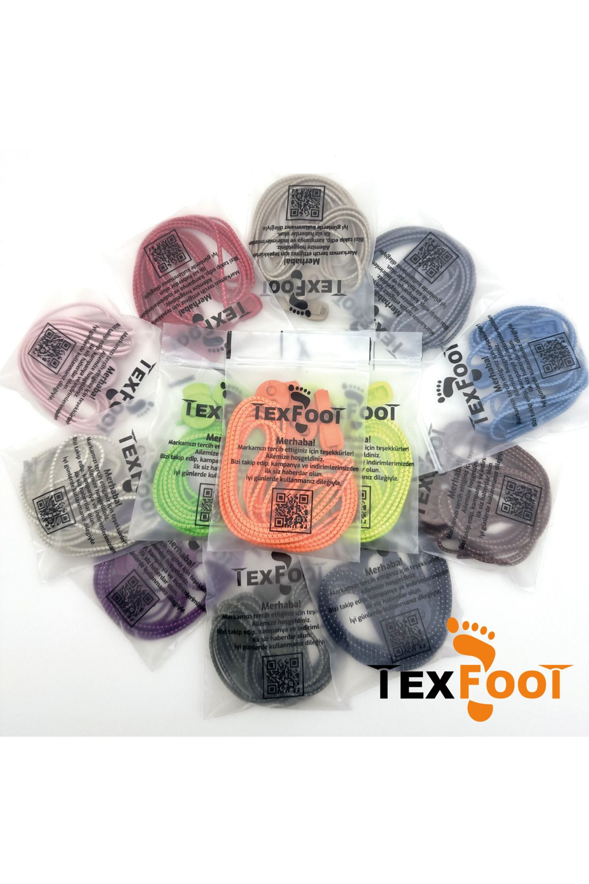 TexFoot-120 cm Elastic Shoelaces - Smart Lock - Elastic Shoelaces 2