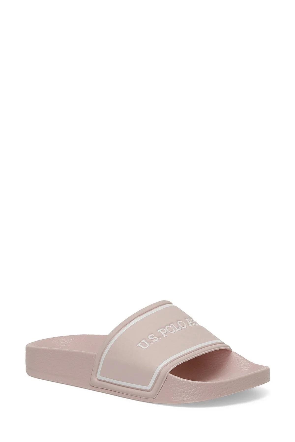 دمپایی ورزشی صورتی دخترانه و بچگانه پایه چوگان Assn. Sonya 4fx Pink Girls Dlippers A10168683312010 U.S. Polo Assn.