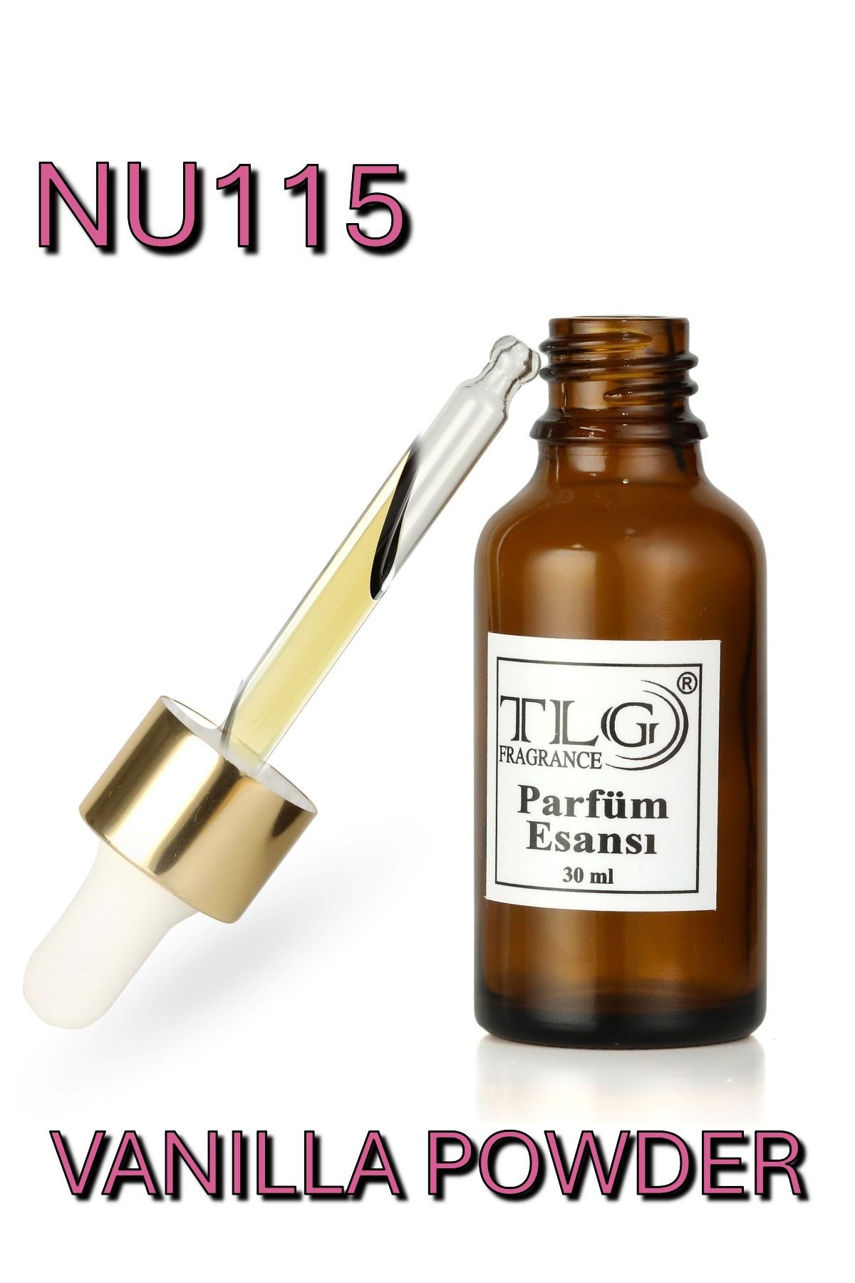 TLG NU115 TLG Vanilla Powder Alkolsüz Niche Unisex Parfüm Esansı, 30 ml