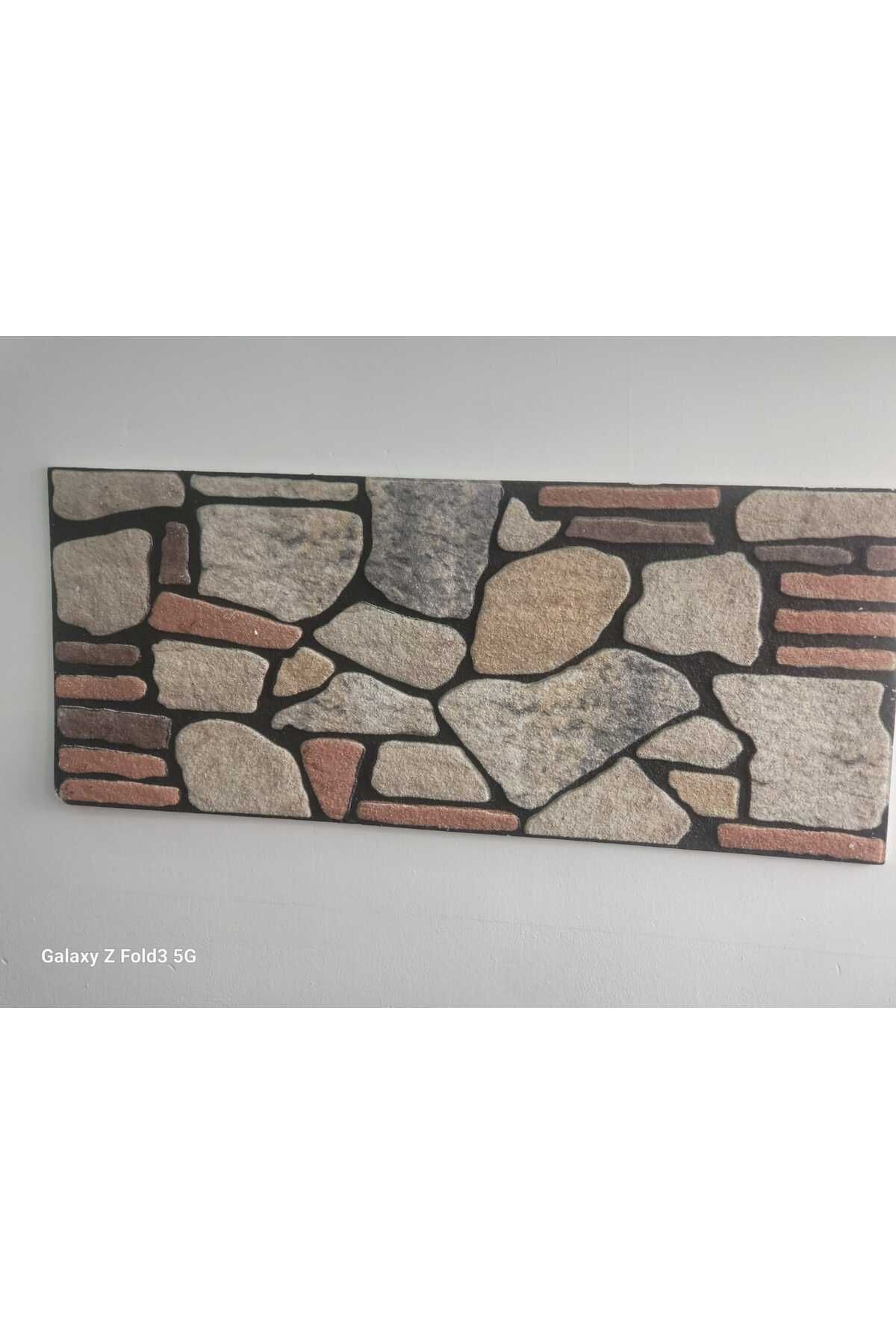 Panel Taş Görünümlü Strafor Köpük Duvar Kaplama Paneli 3 Boyutlu 120 X 50 cm