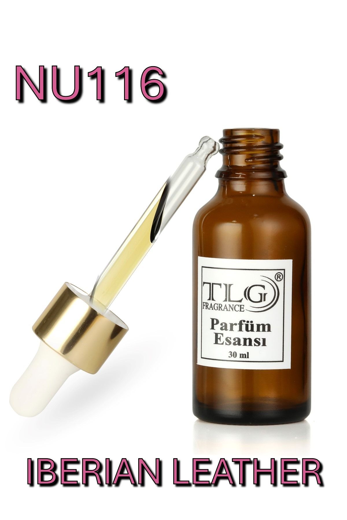 TLG NU116 TLG Iberian Leather Alkolsüz Niche Unisex Parfüm Esansı, 30 ml