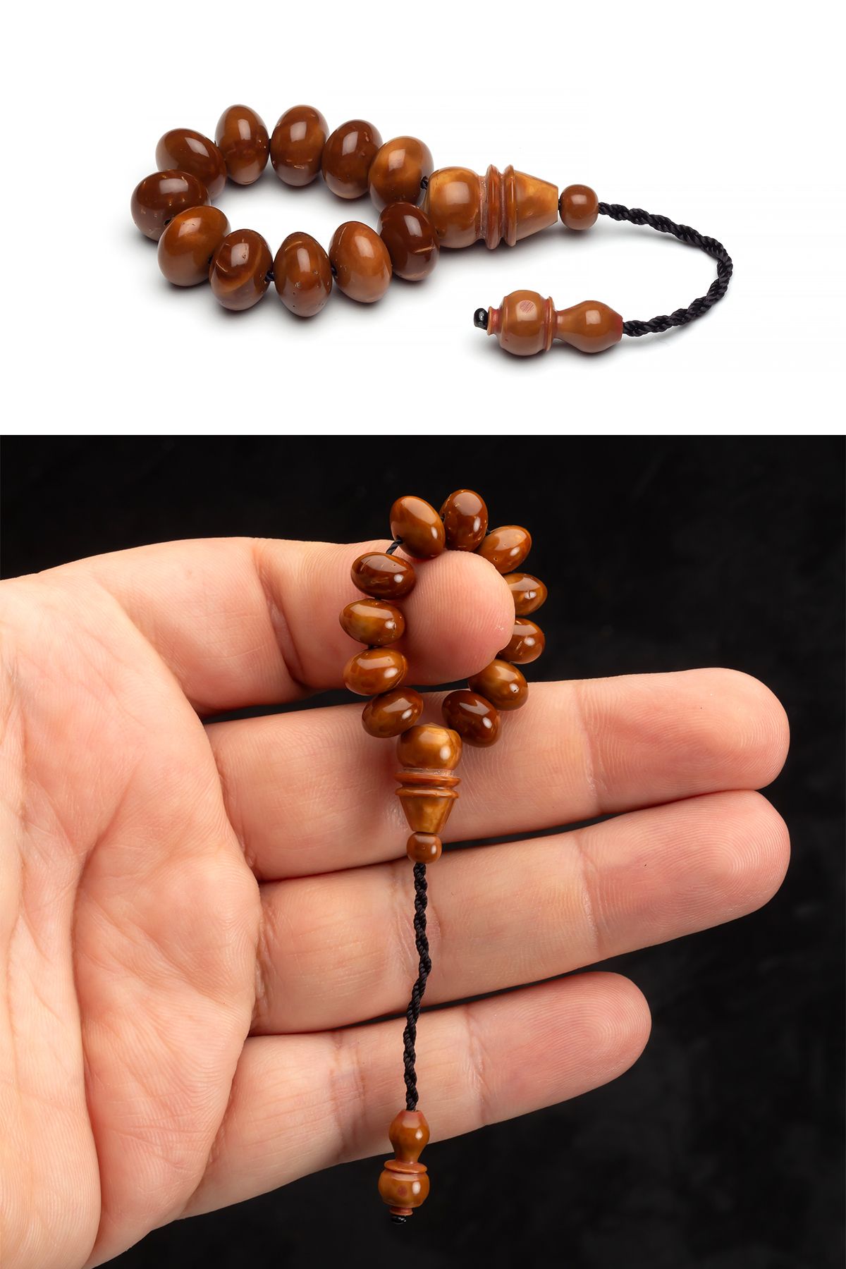 OTTOTESBİH-Natural Kuka - Finger Size Stress Rosary 1