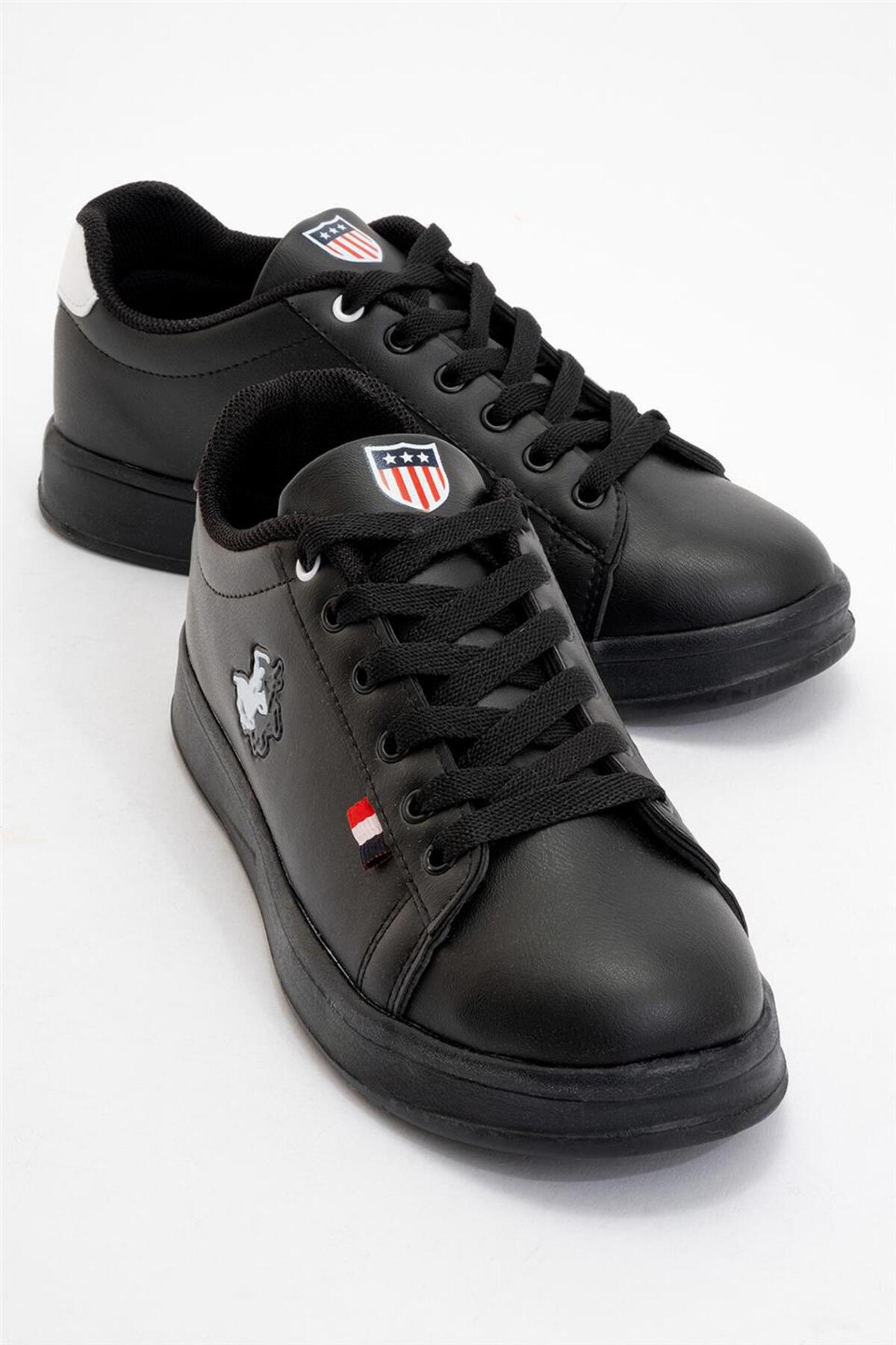 Liger Unisex Sneakers Günlük Spor Ayakkabı SİYAH görsel 2