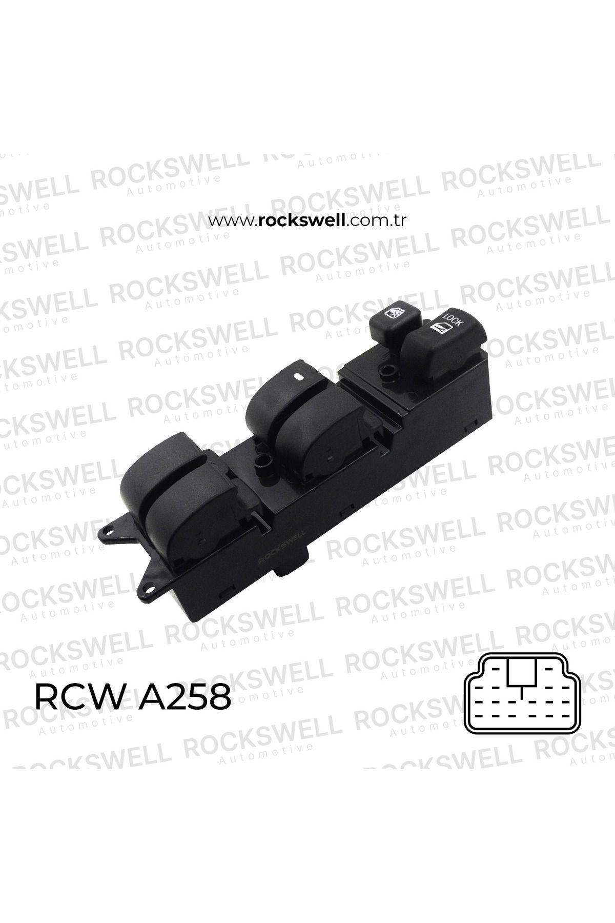 ROCKSWELL MITSUBISHI LANCER L 2008-2010 ANAHTAR CAM IND/KAL 18F