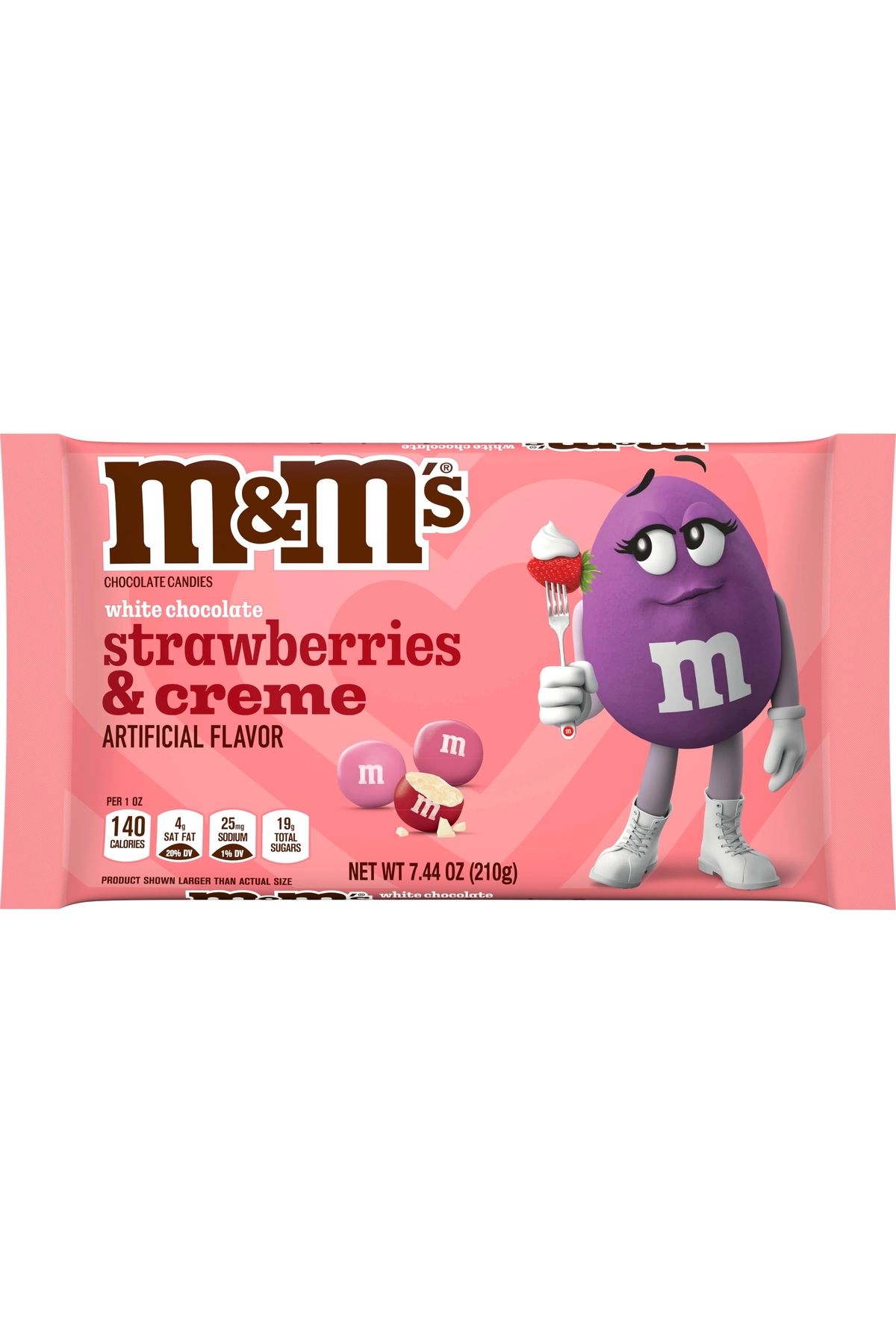 M&M's White Chocolate Strawberries&creme Artıfıcıal Flavor 210 gr