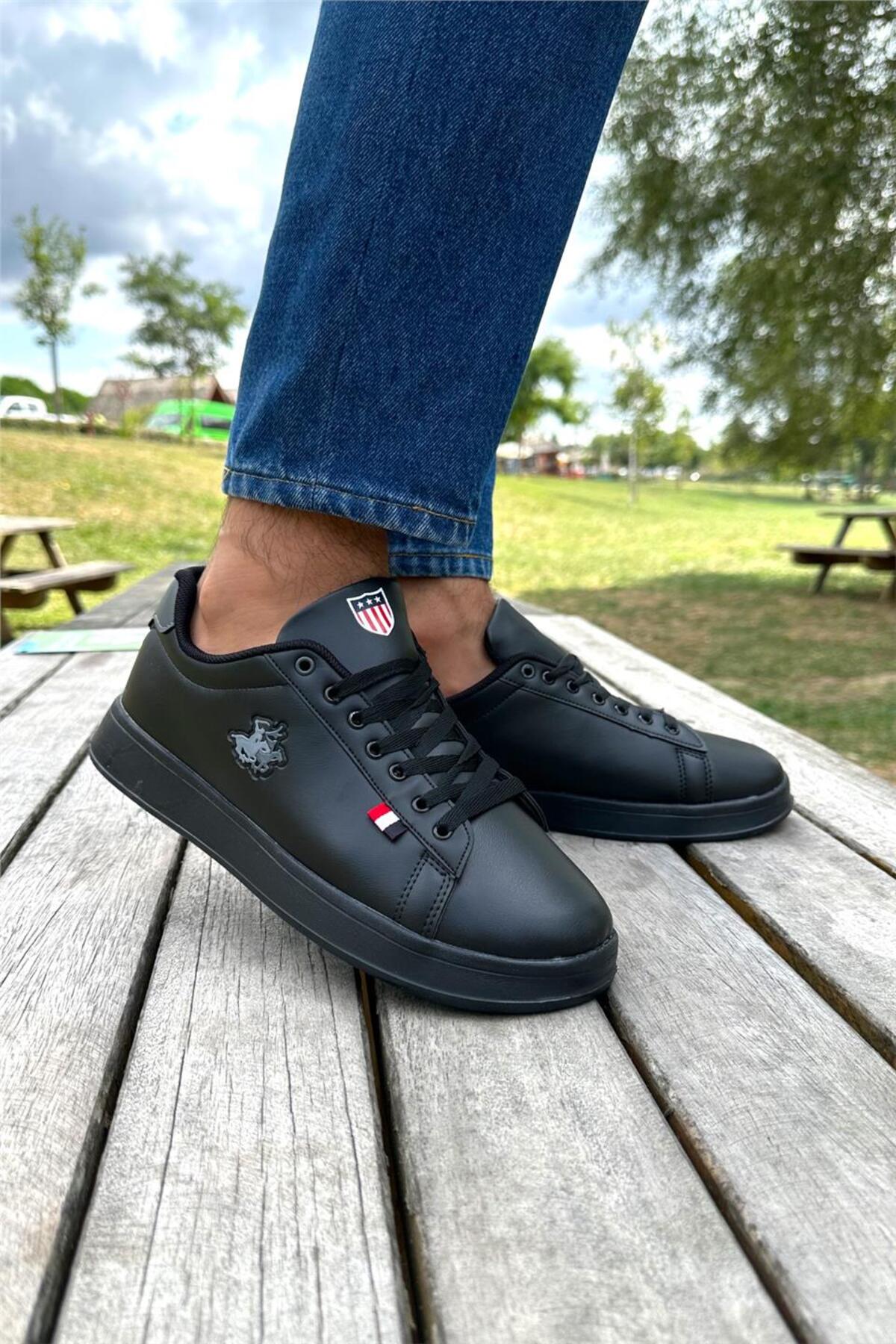 Liger Unisex Sneakers Günlük Spor Ayakkabı SİYAH görsel 7